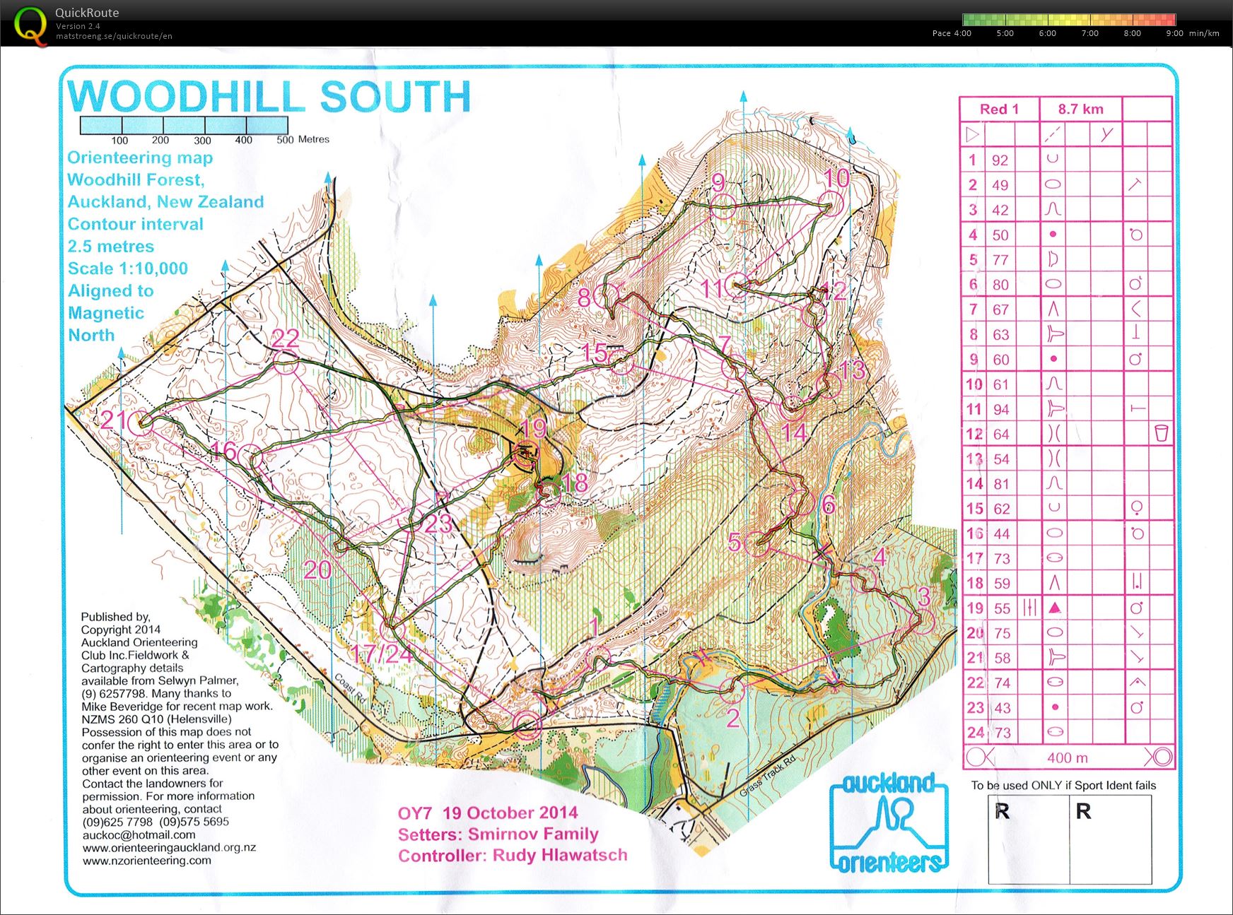 OY7 - Woodhill South / NorthWest Champs (18.10.2014)