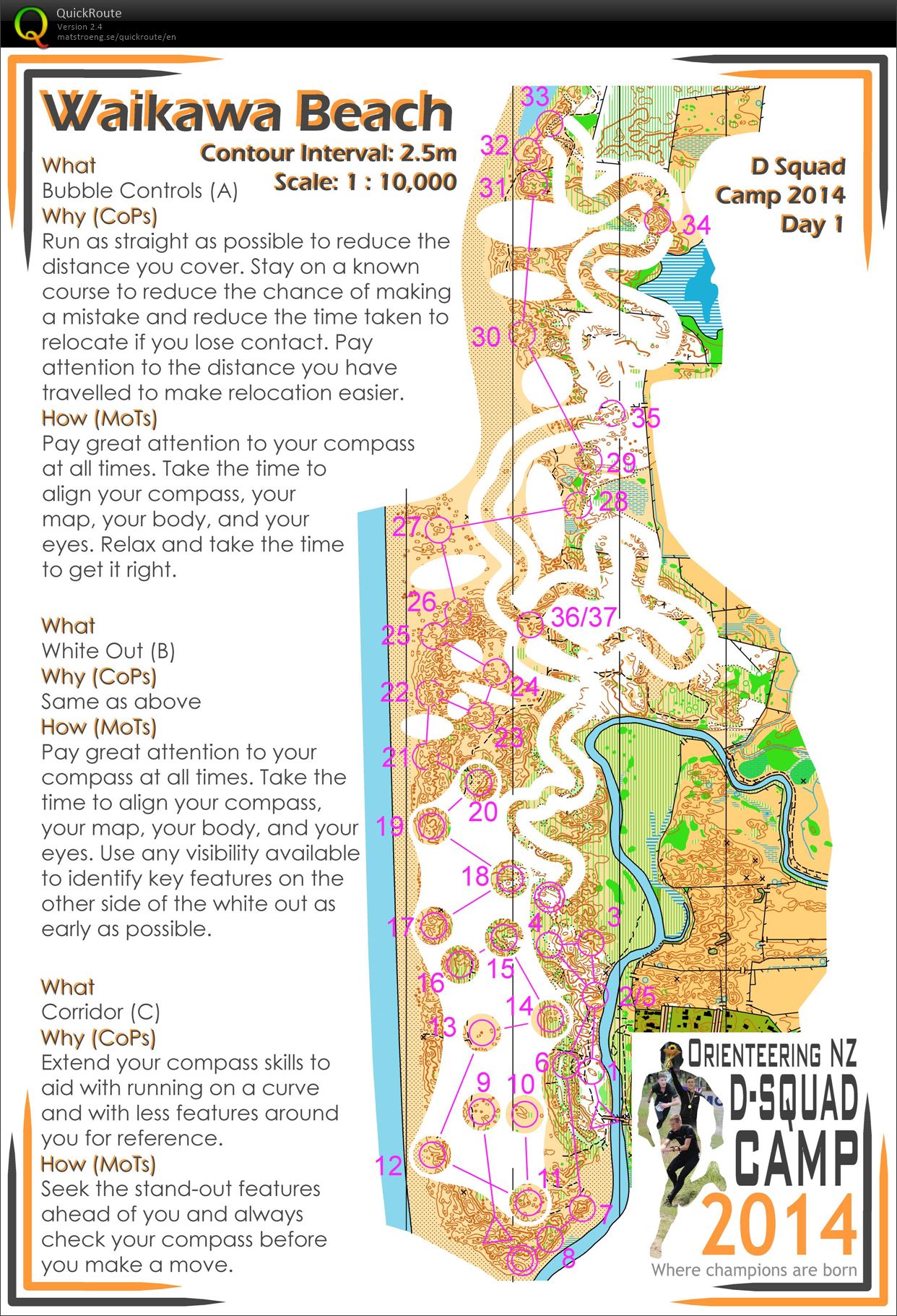 Dsquad Camp - Day 1 - compass and corridor (08.12.2014)