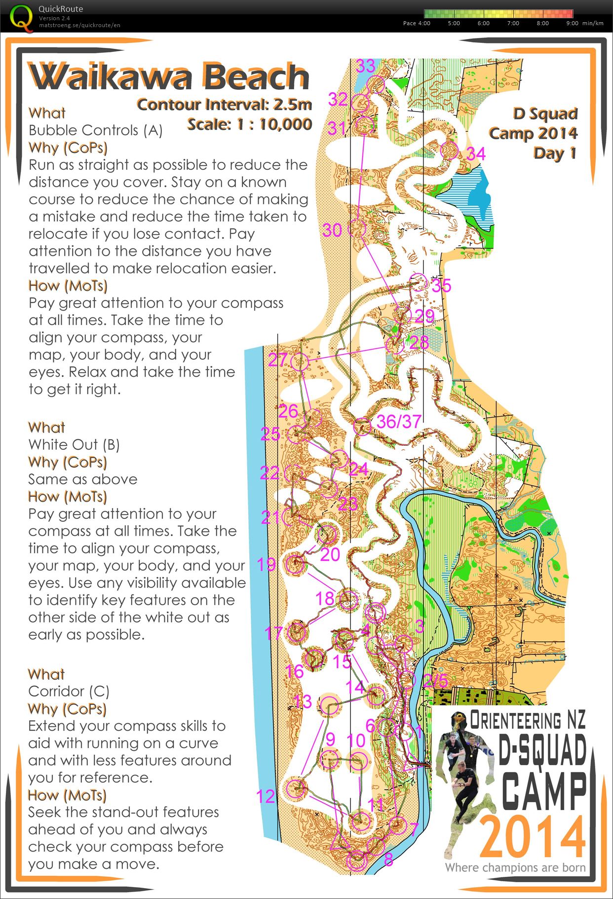 Dsquad Camp - Day 1 - compass and corridor (2014-12-08)