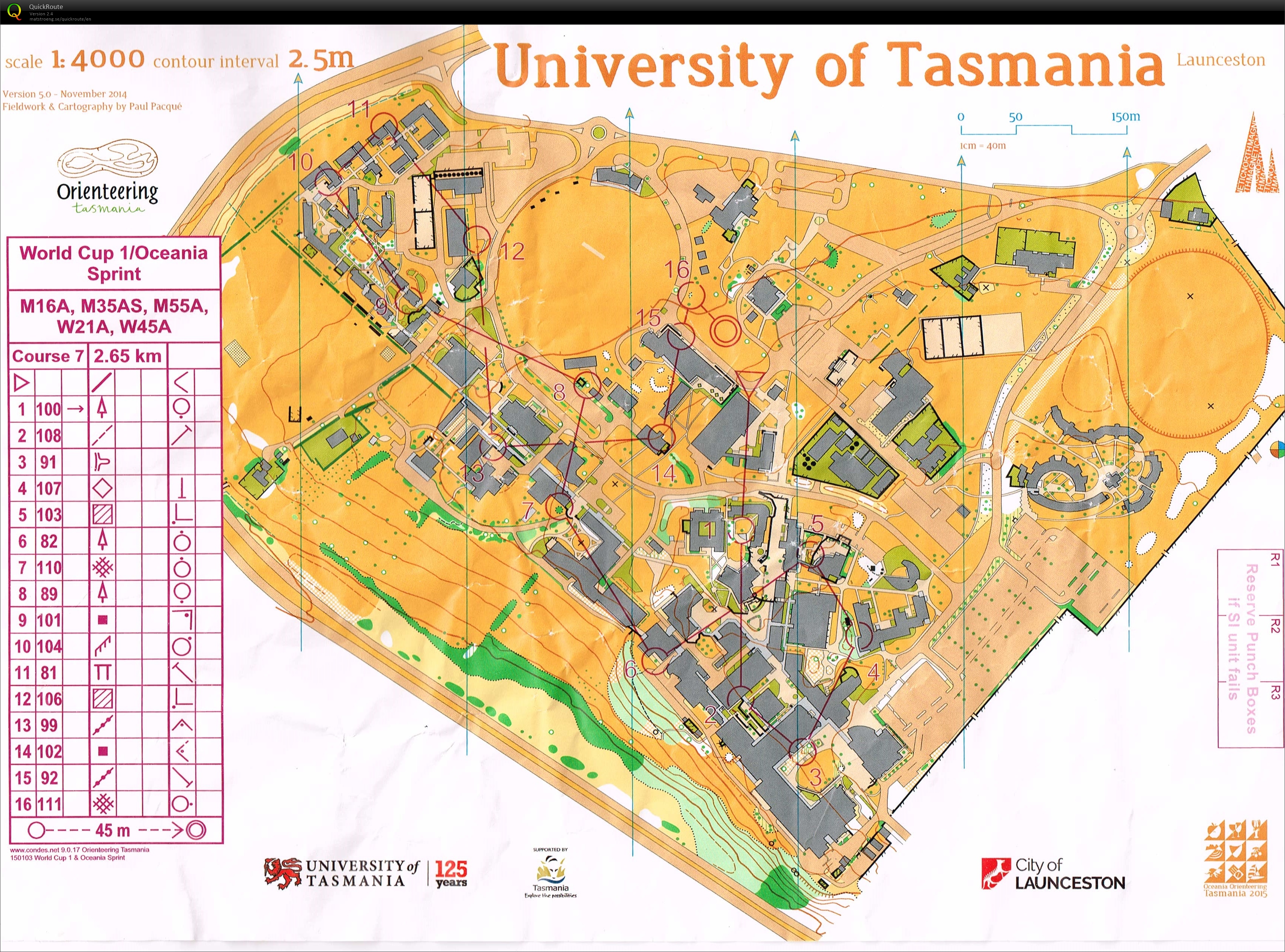 Oceania Sprint (02/01/2015)