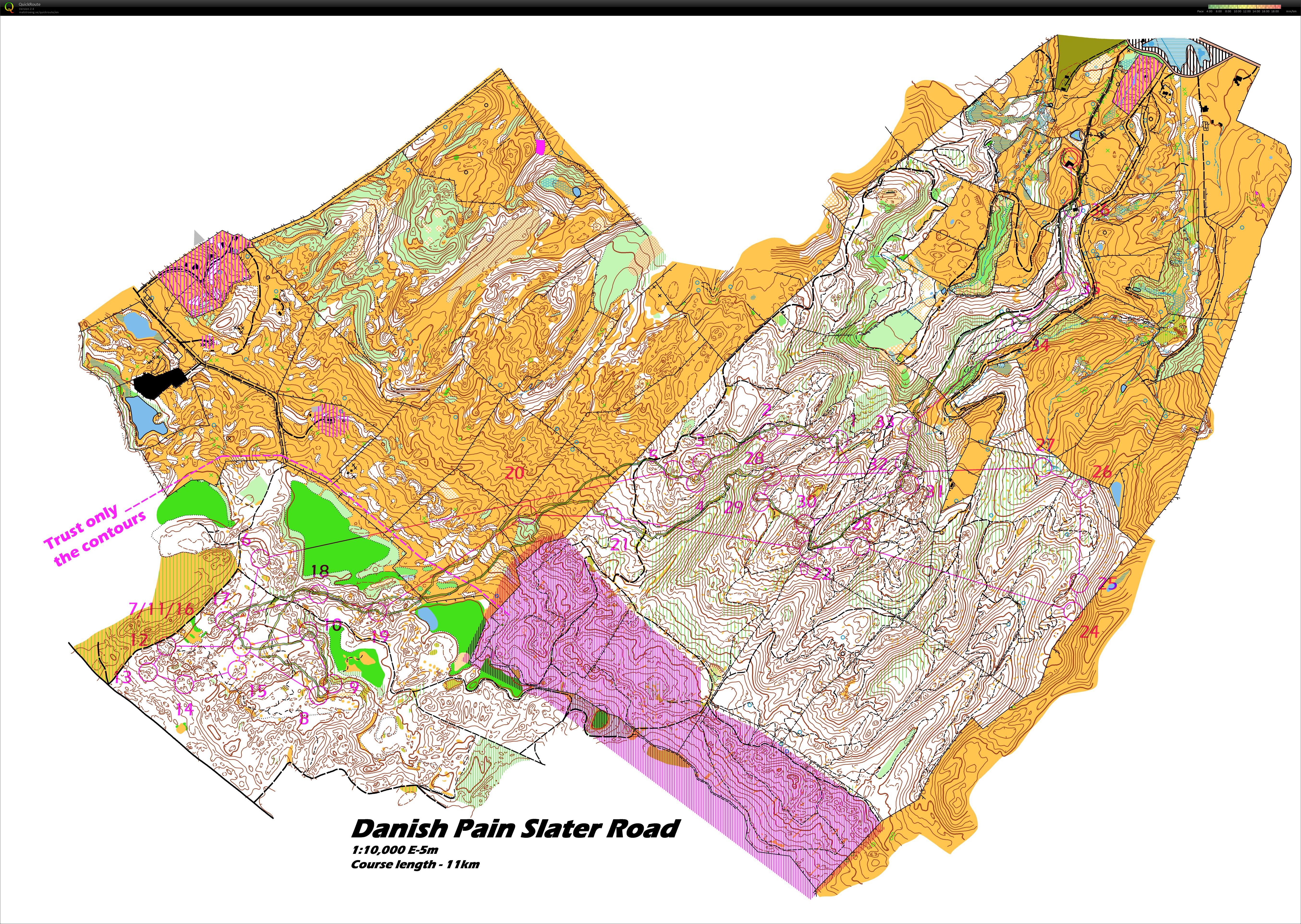 Danish Pain Slater Road - Long Distance Training (2015-01-18)