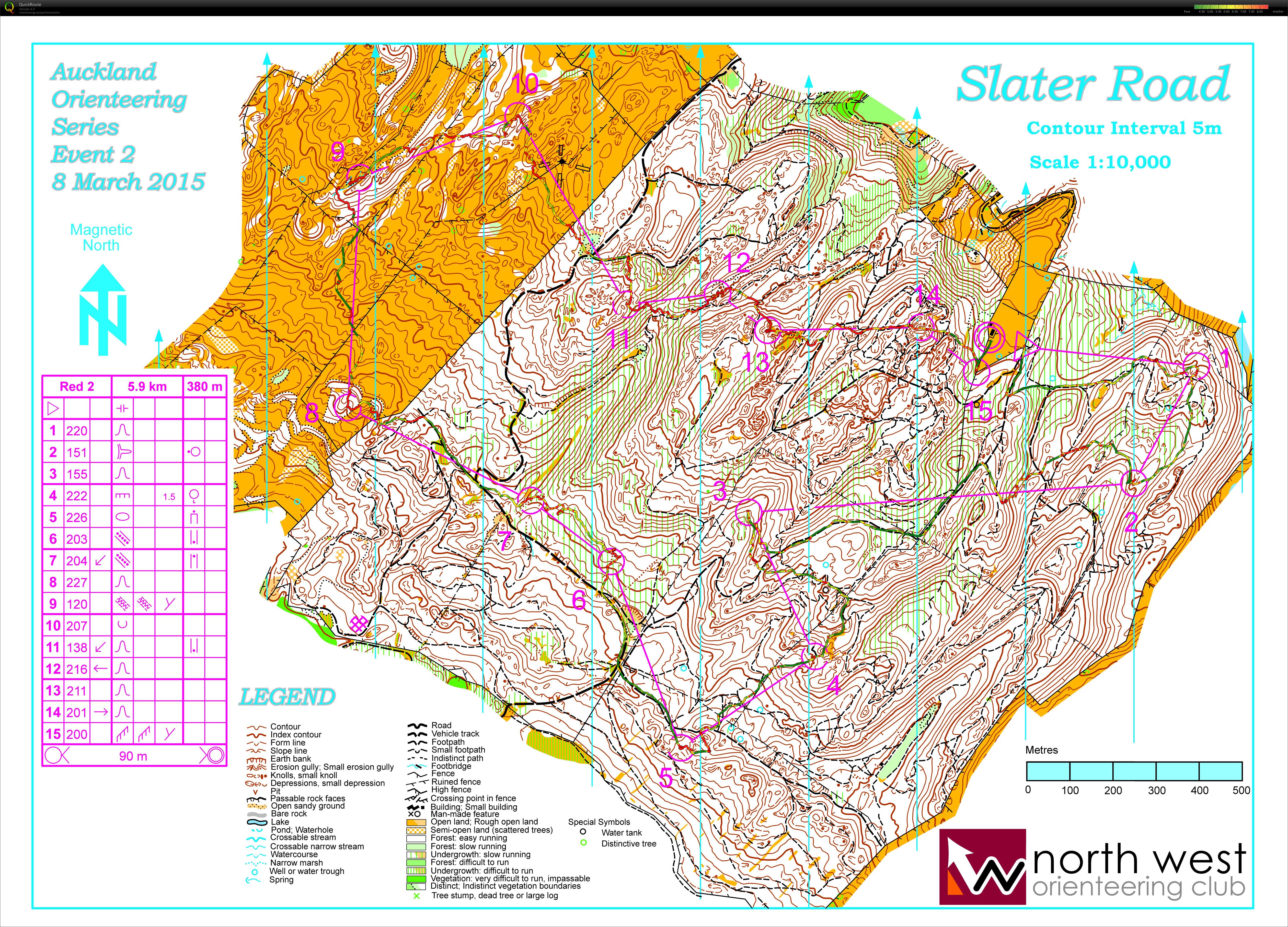 Auckland Orienteering Series 2 (07.03.2015)