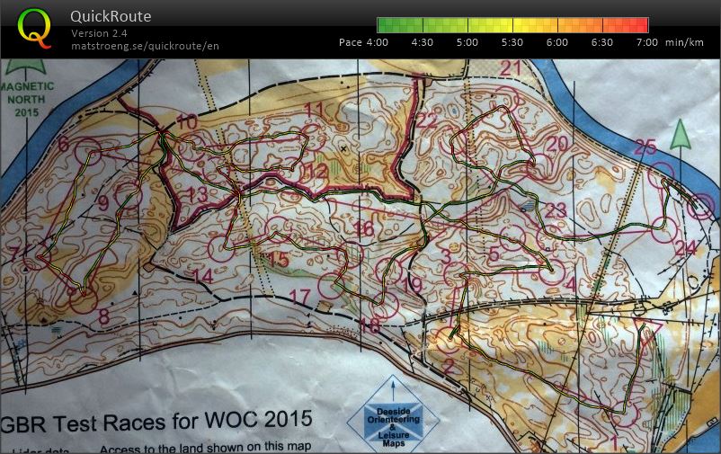 WOC Middle Test Race (28.07.2015)