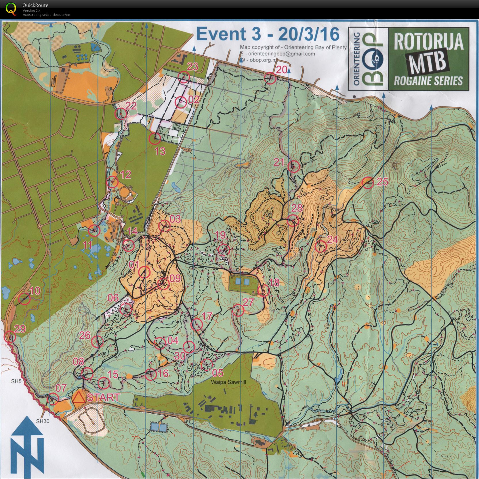 MTB Rogaine Series - Race 3 (2016-03-19)