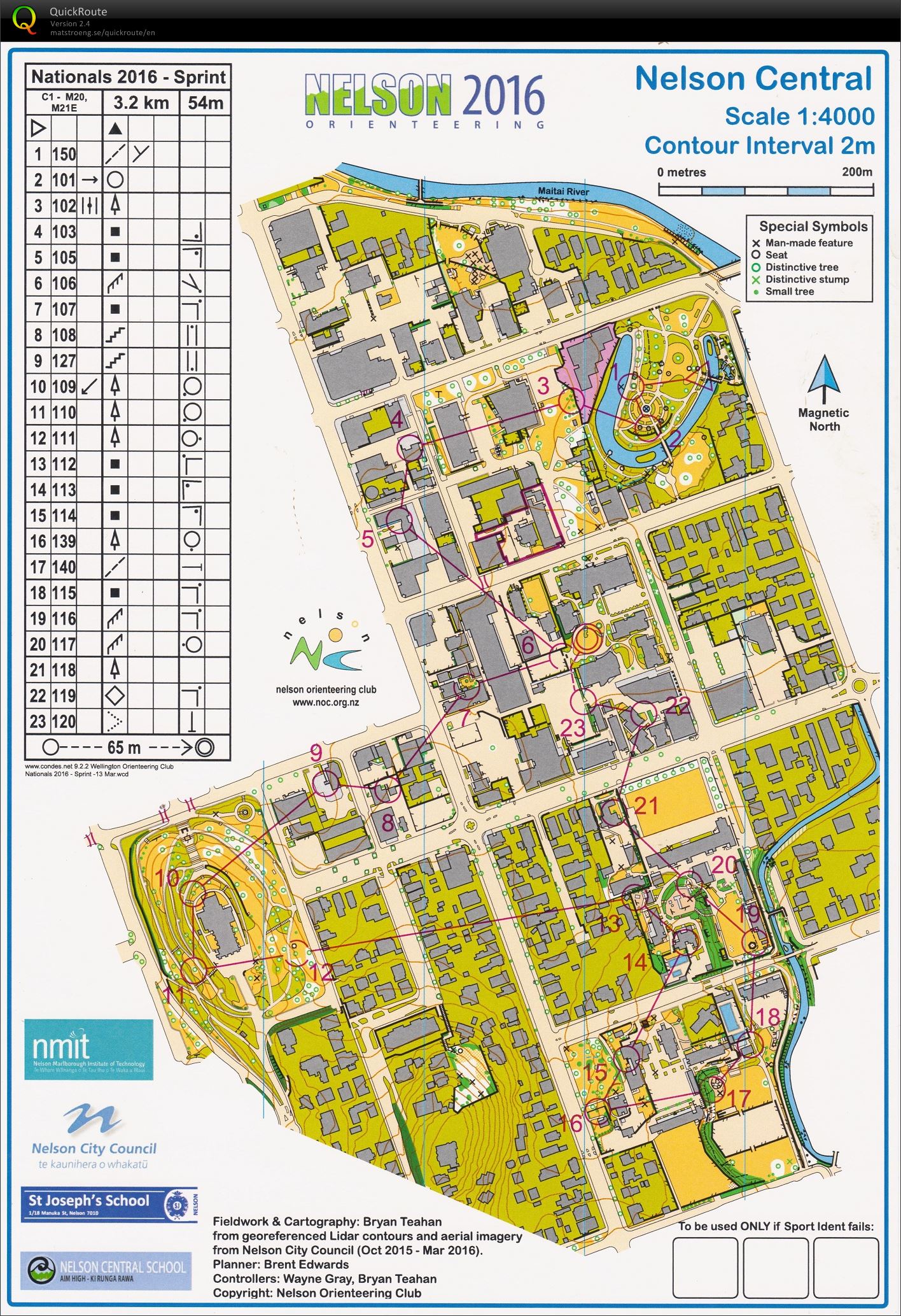 NZ Champs Sprint Distance (2016-03-25)