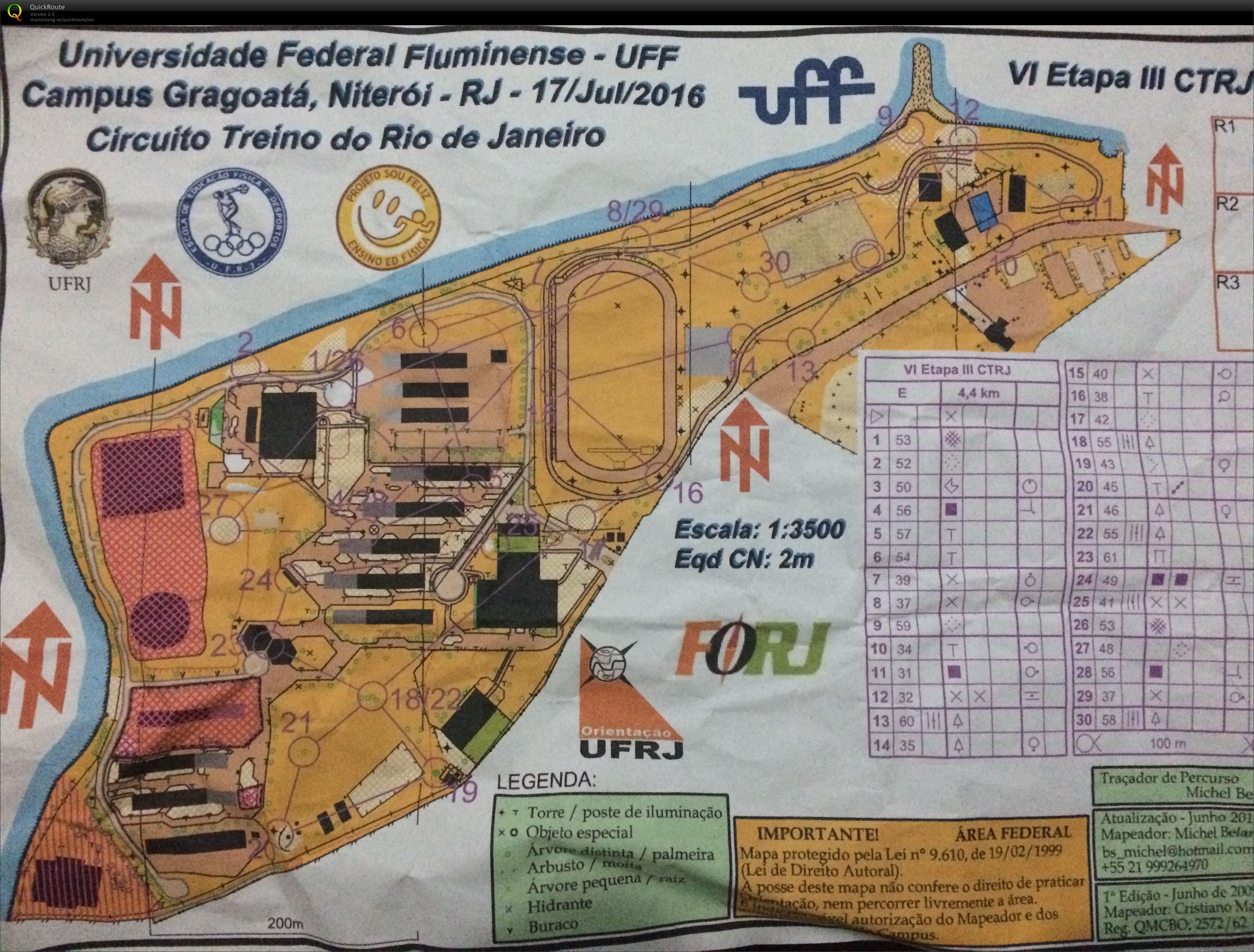 VI Etapa III, Circuito Treino do Rio de Janeiro (17-07-2016)