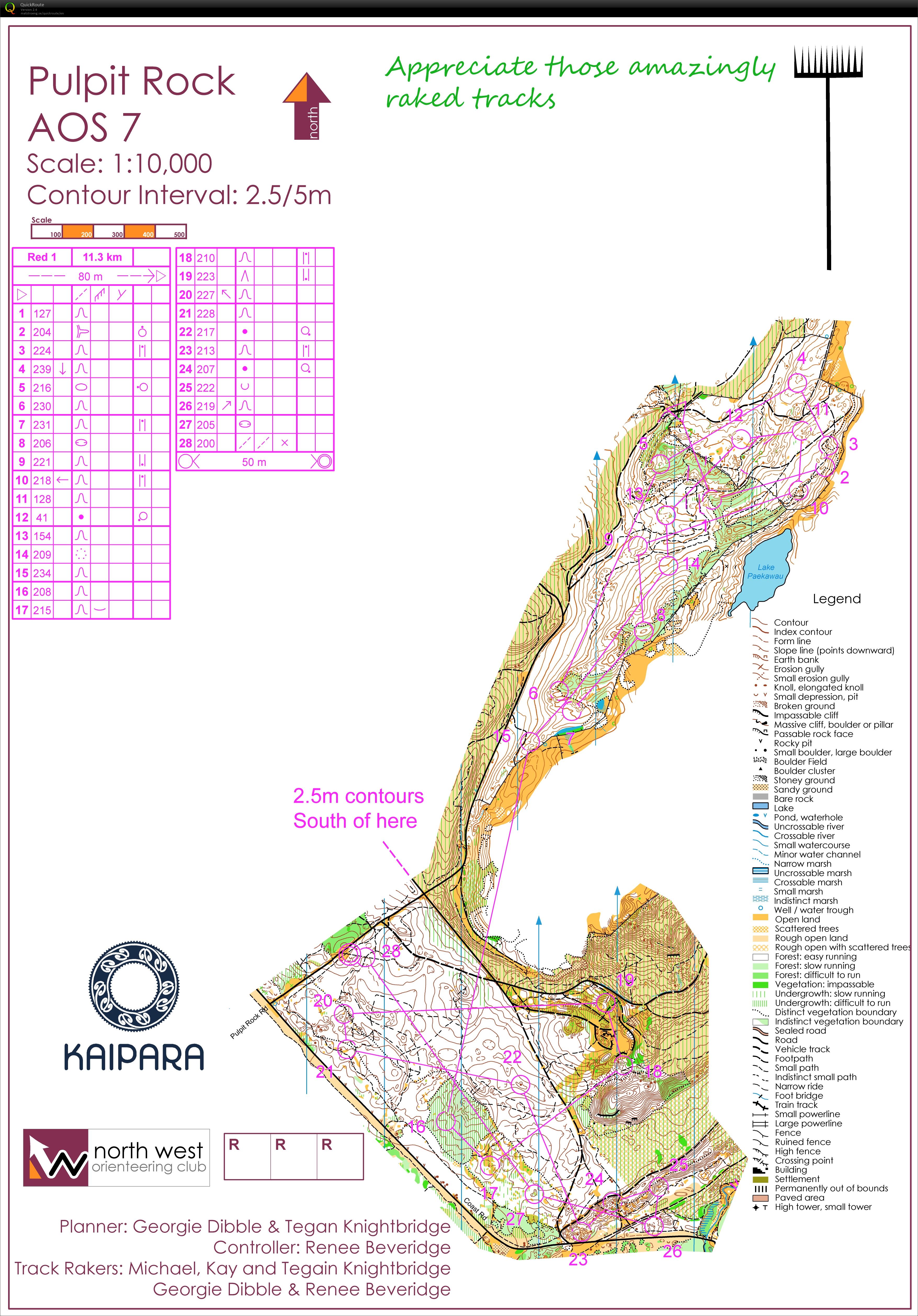 Auckland Orienteering Series 7 (16.07.2016)