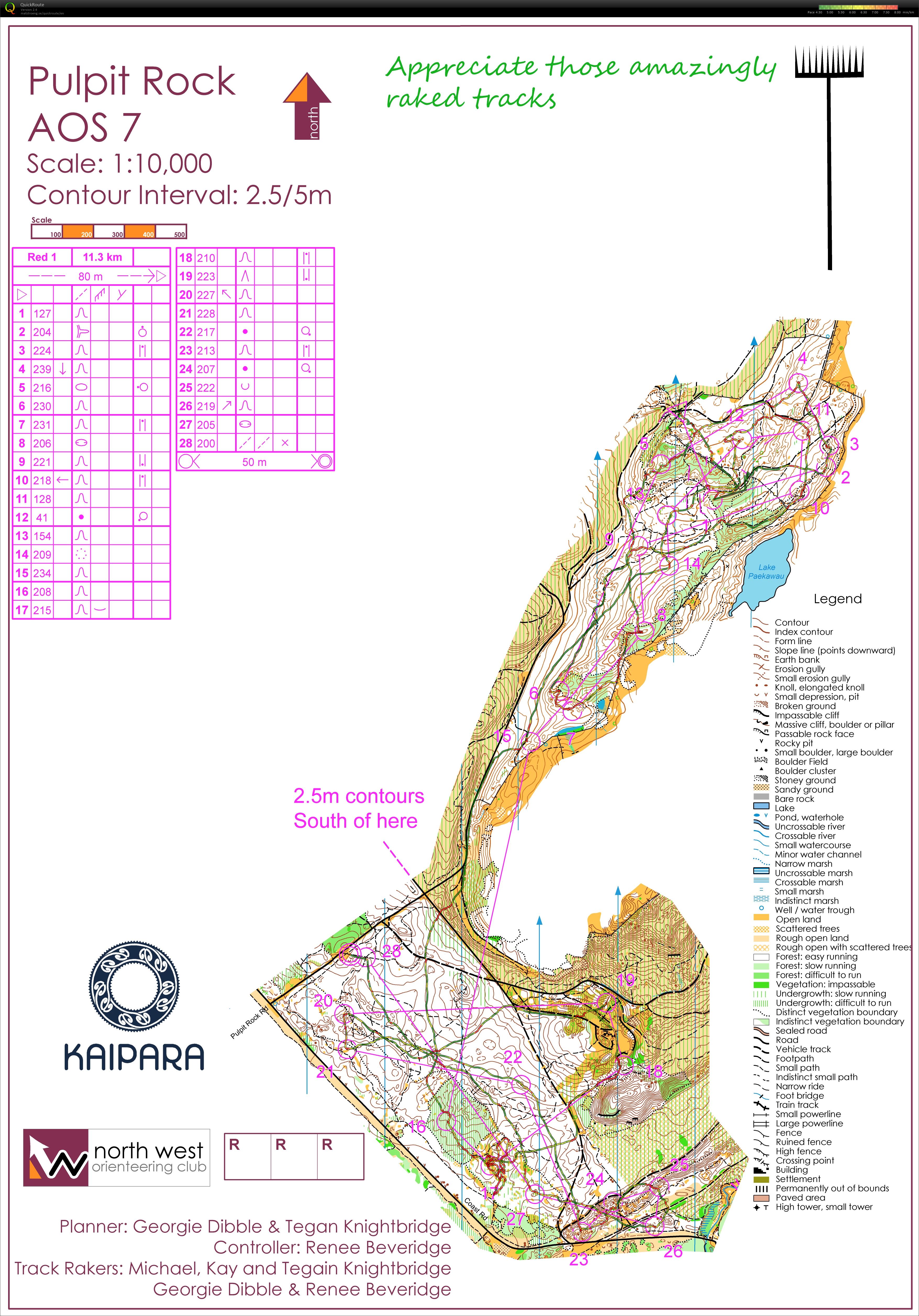 Auckland Orienteering Series 7 (2016-07-16)