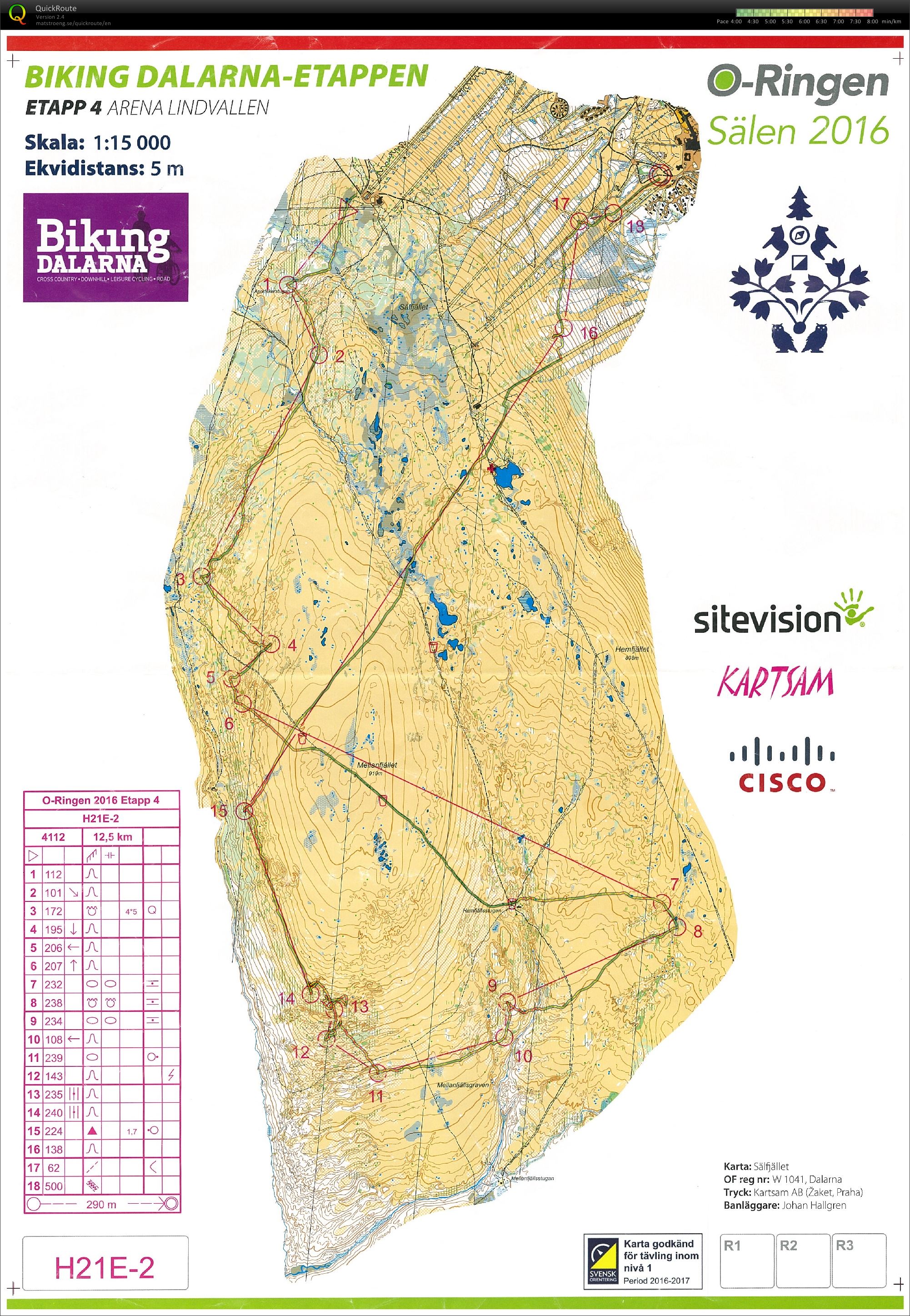 O-Ringen 2016 Etapp 4 (28/07/2016)