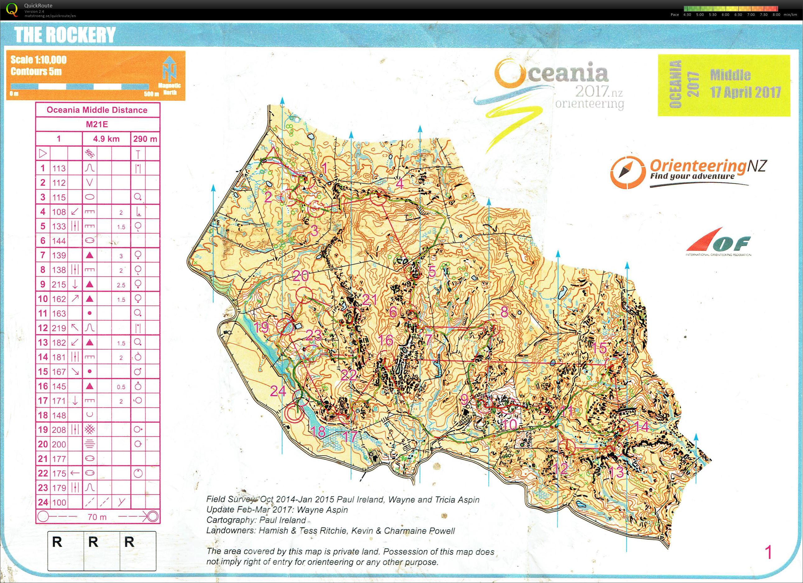 Oceania 2017 - Middle (16/04/2017)