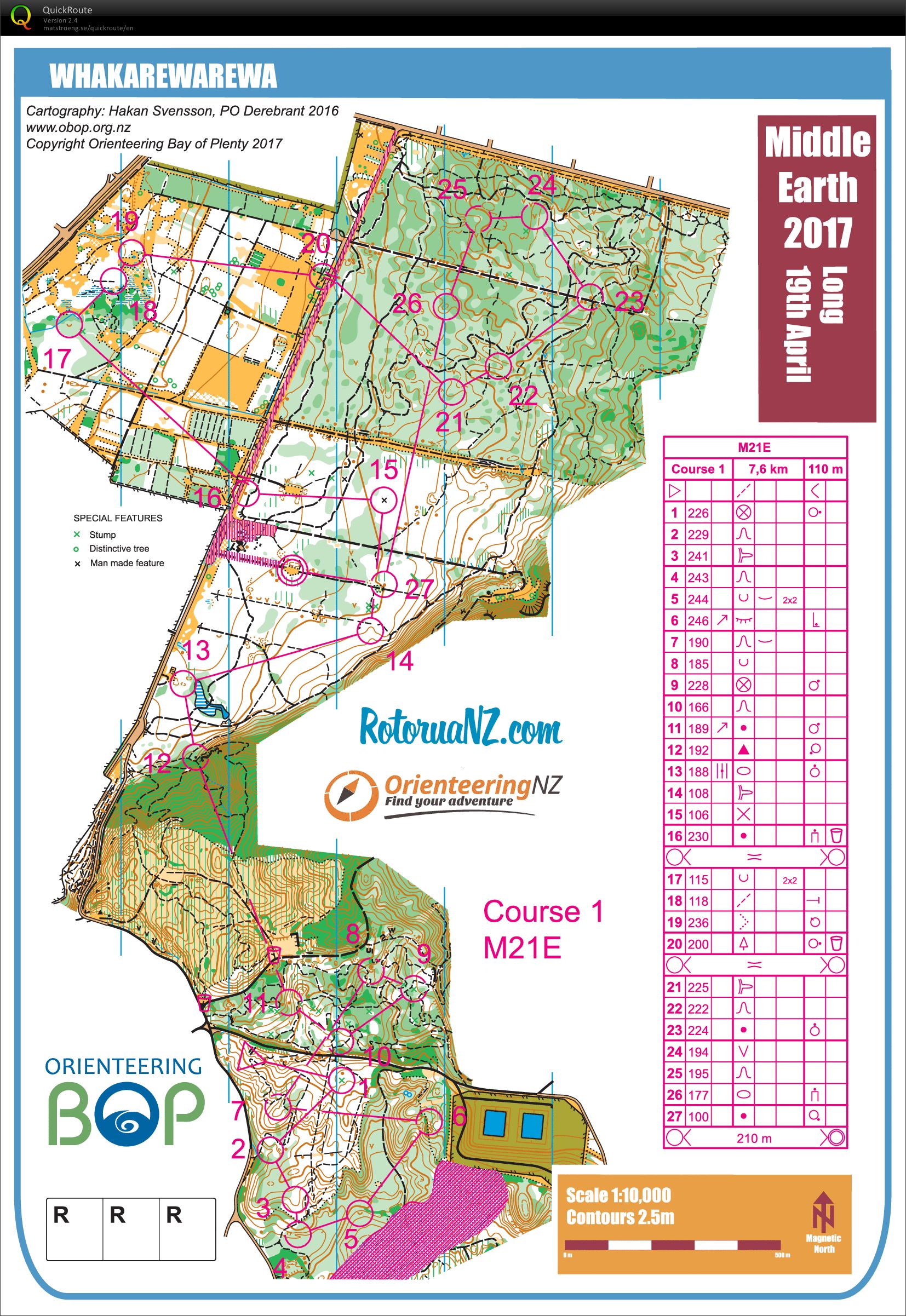 Middle Earth Middle Distance (18/04/2017)