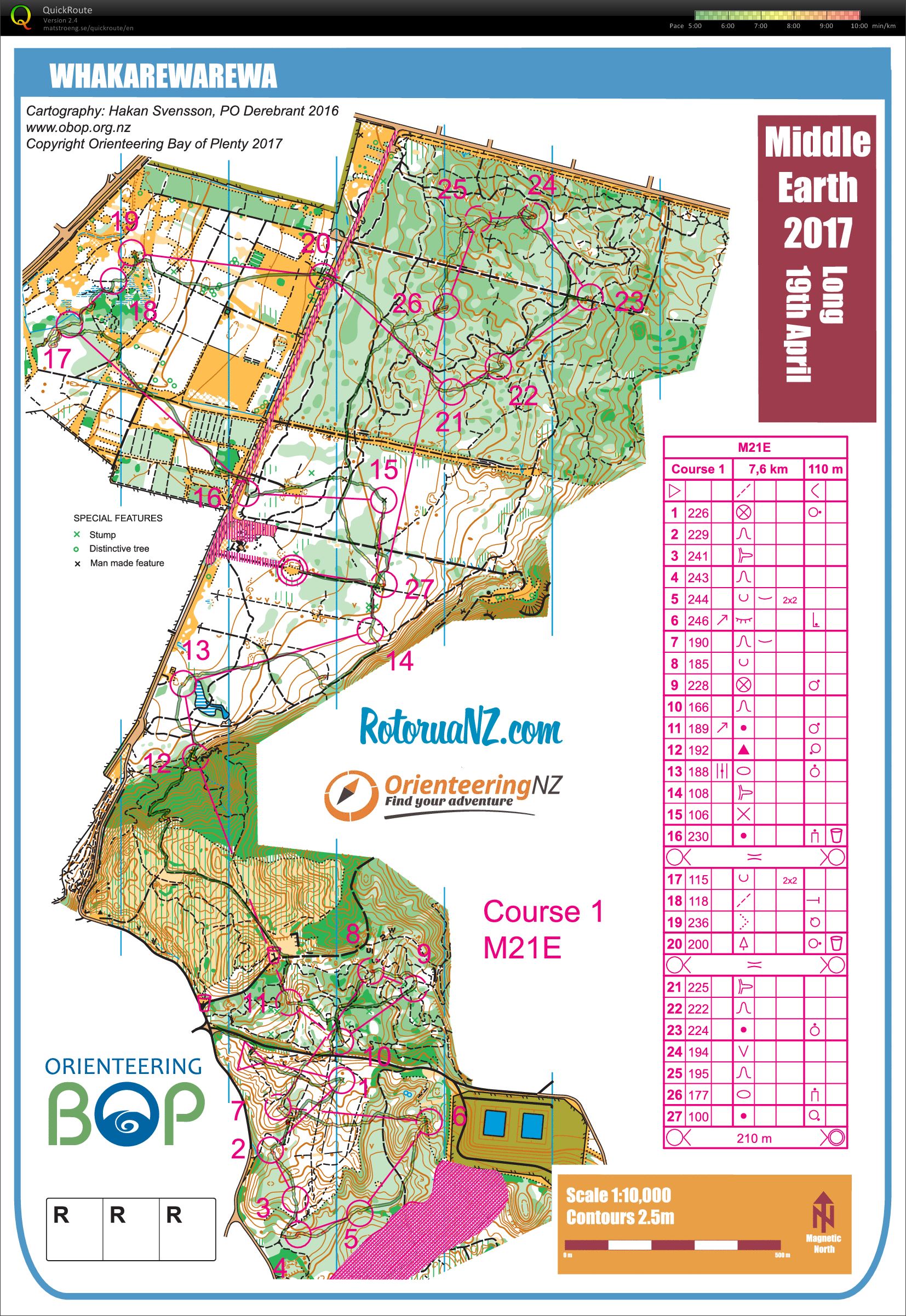 Middle Earth Middle Distance (18/04/2017)