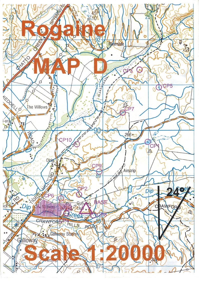 SLMC 24hr Adventure Race Map D (17/11/2017)