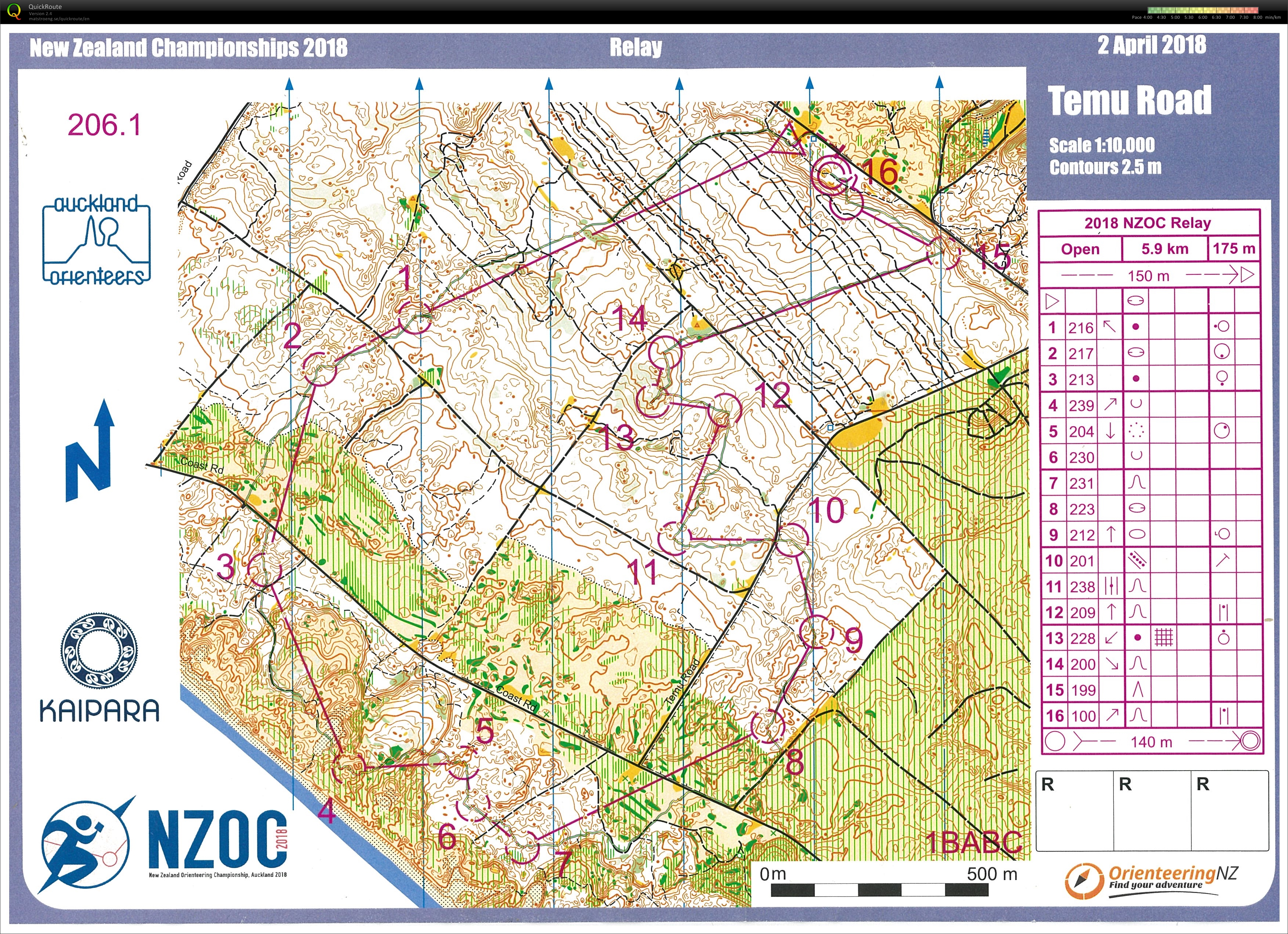 NZ Champs 2018 Relay  (2018-04-01)