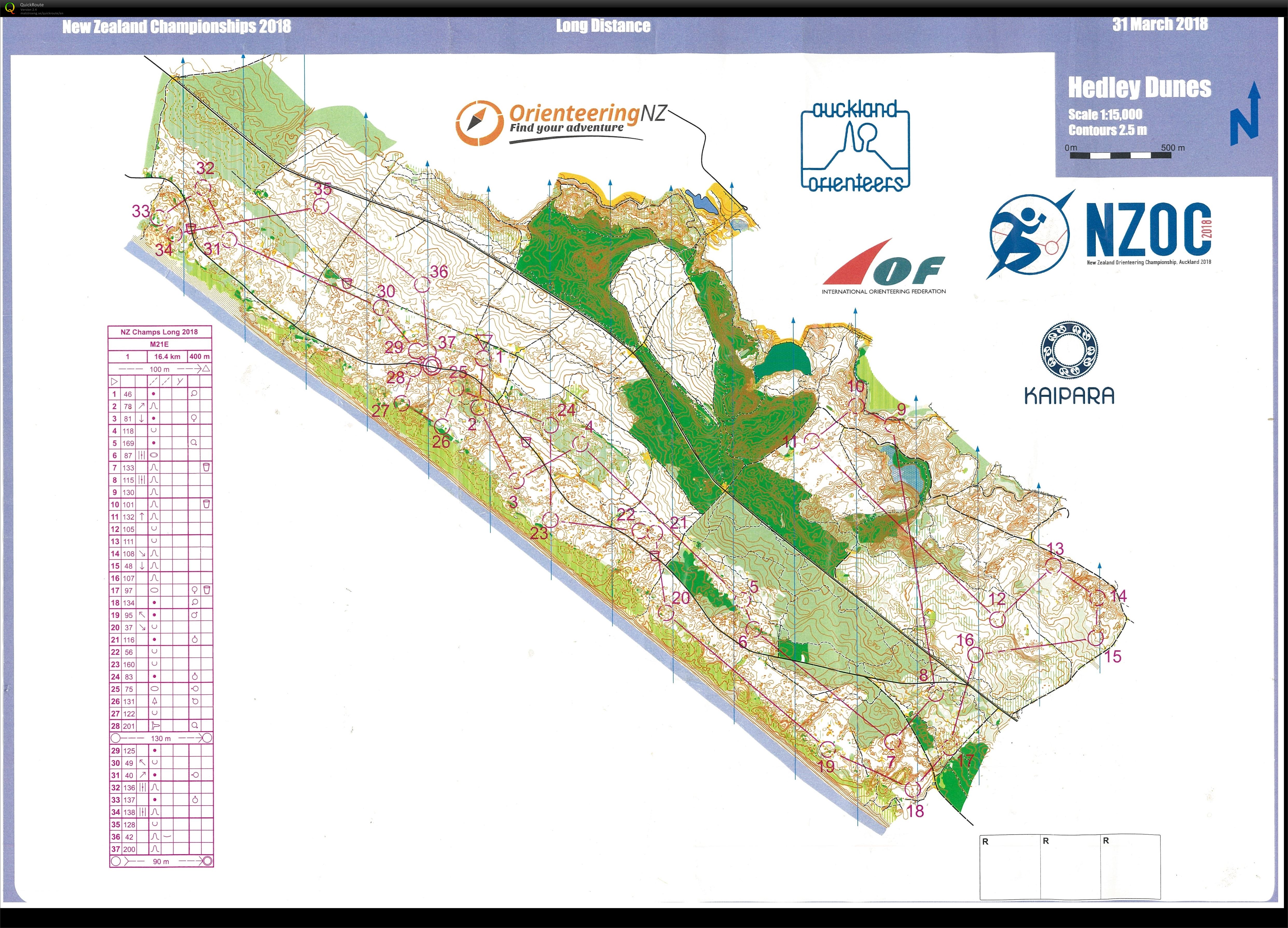 NZ Champs 2018 Long (30/03/2018)