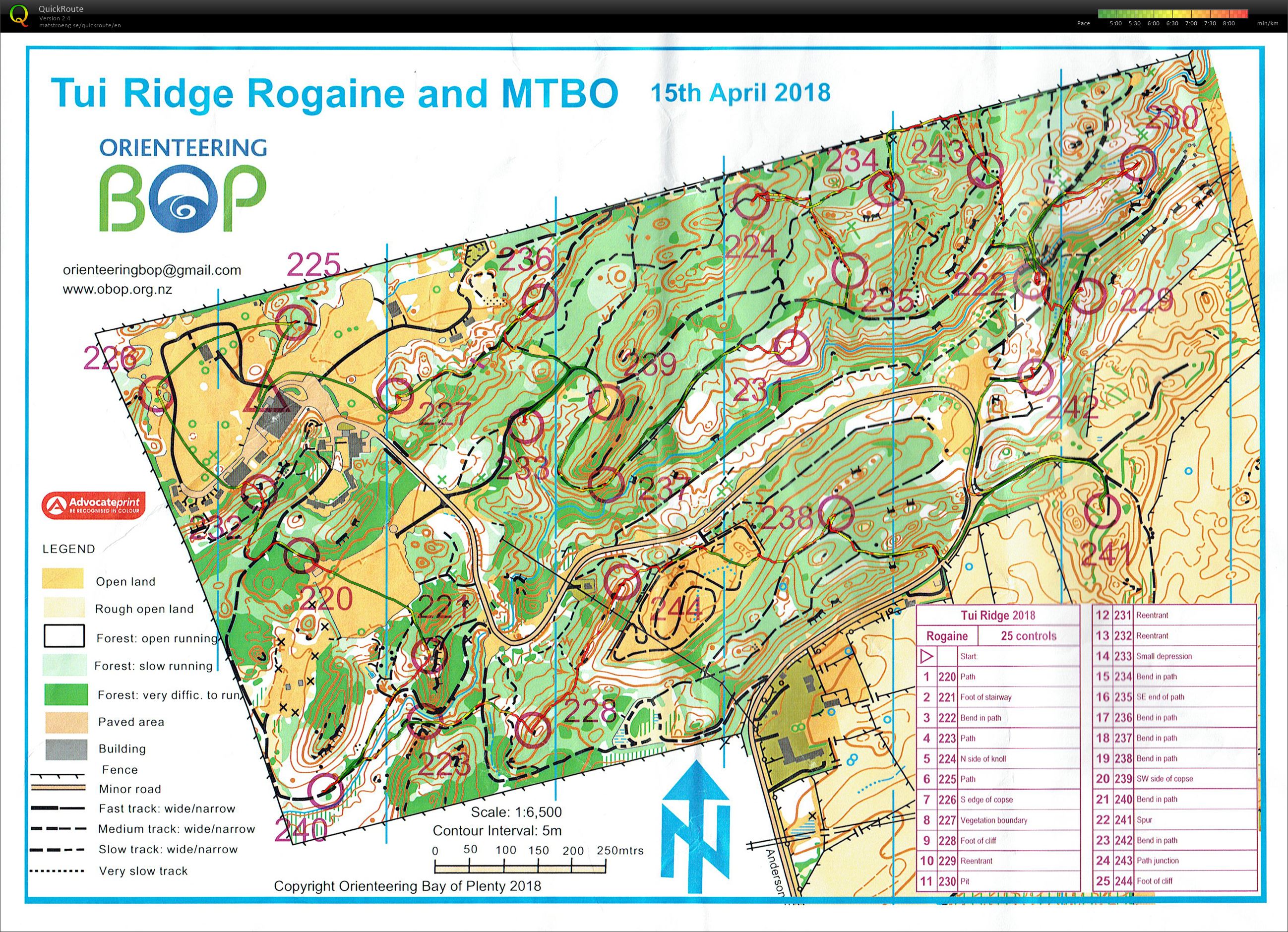 OBOP Rogaine (14-04-2018)