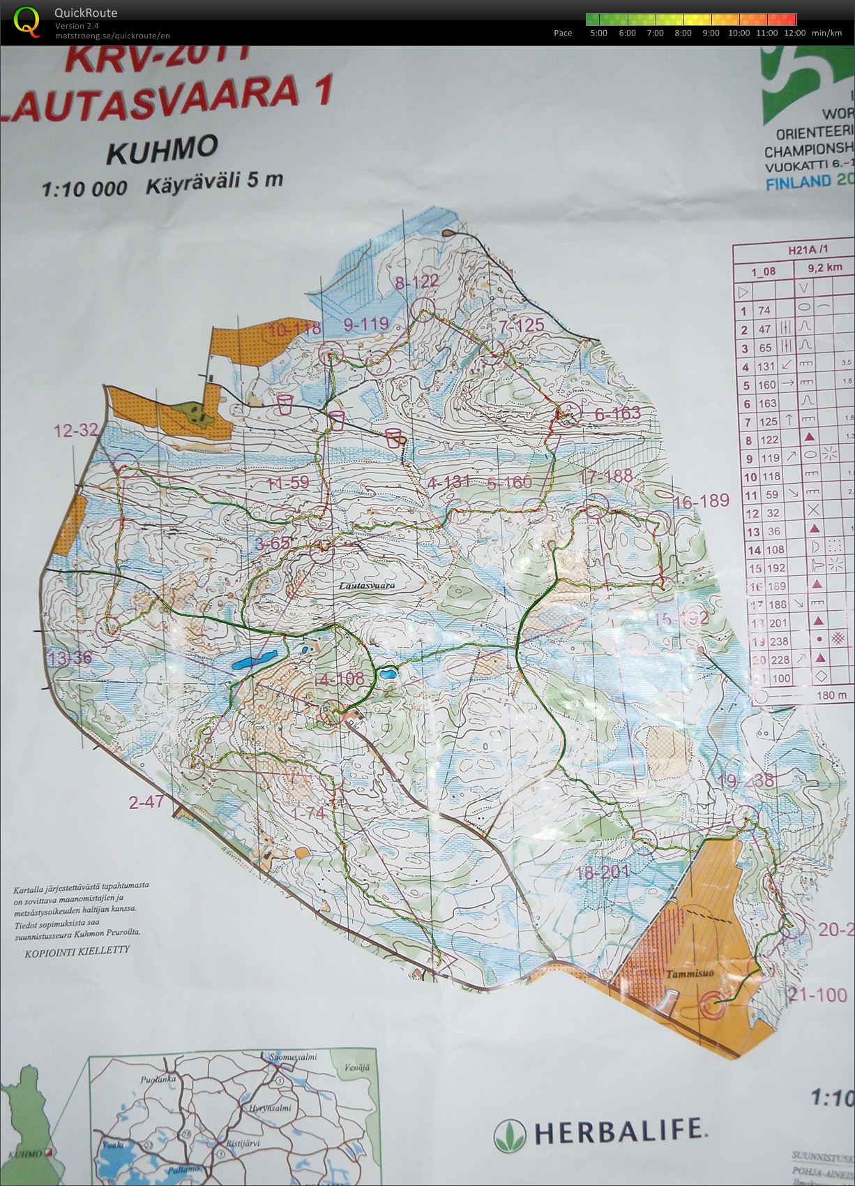 Kainuun O Week - Race 1 (2011-07-03)