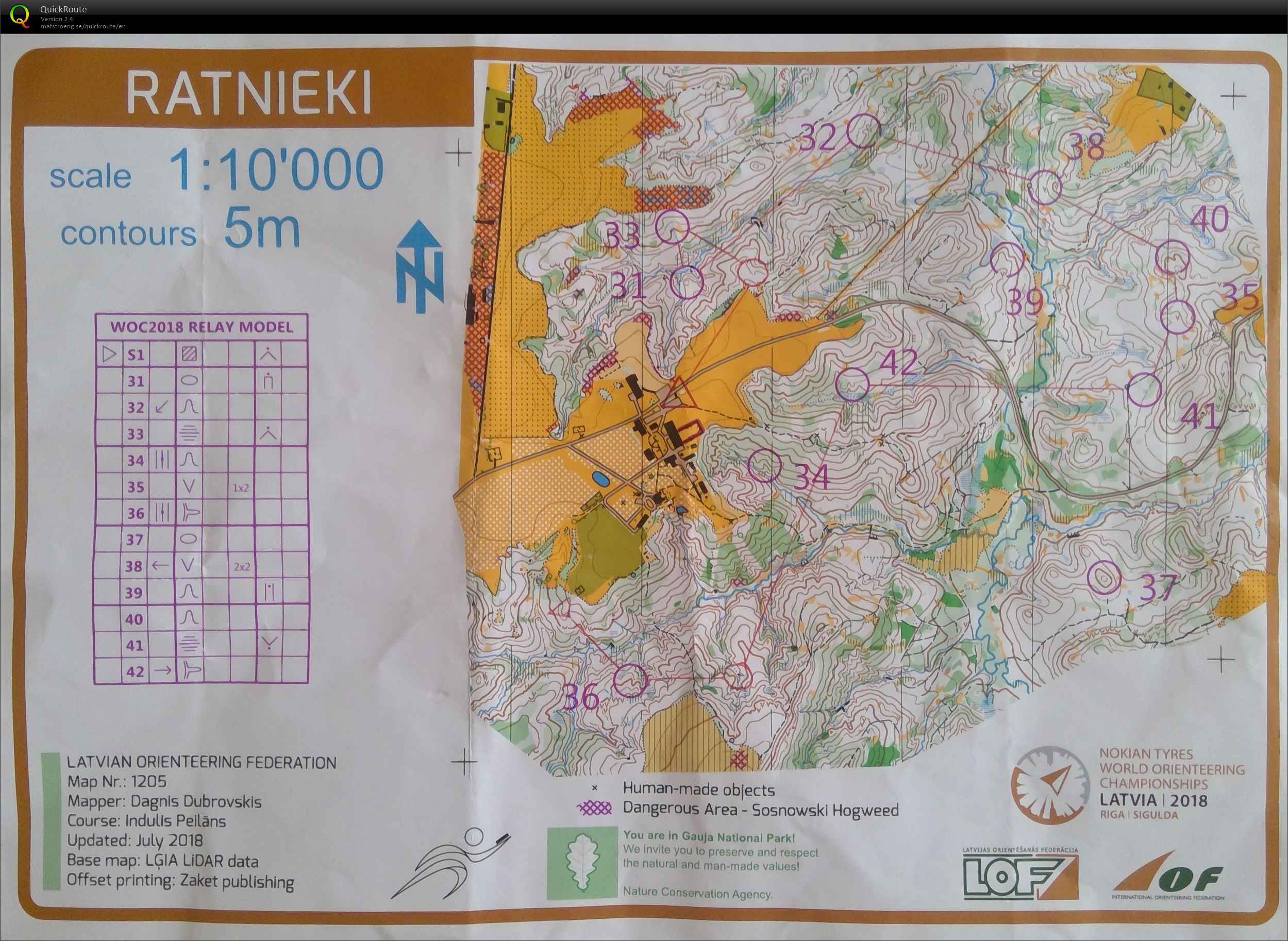 WOC 2018 Training 5 (06.08.2018)