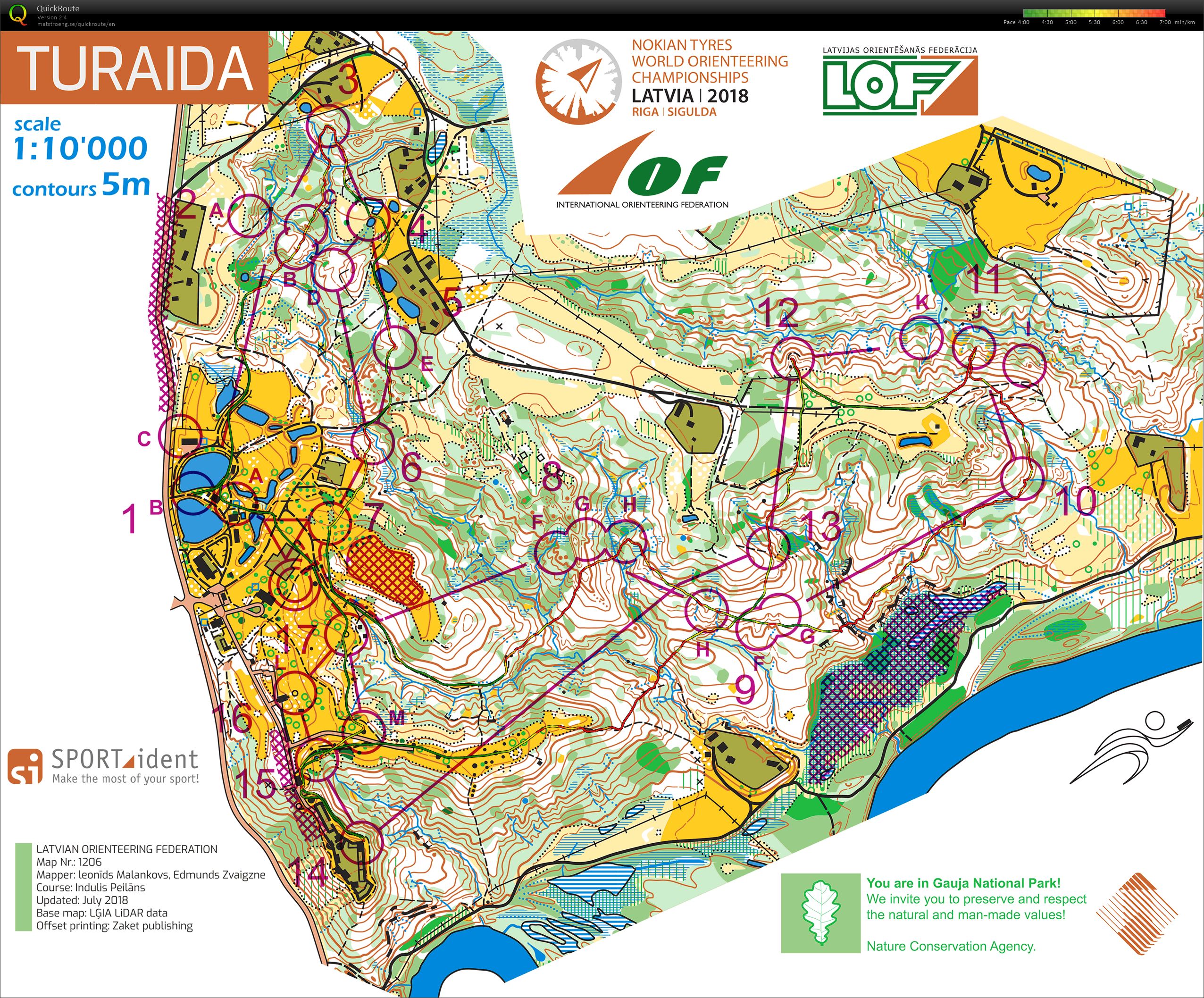 WOC 2018 Relay (09.08.2018)