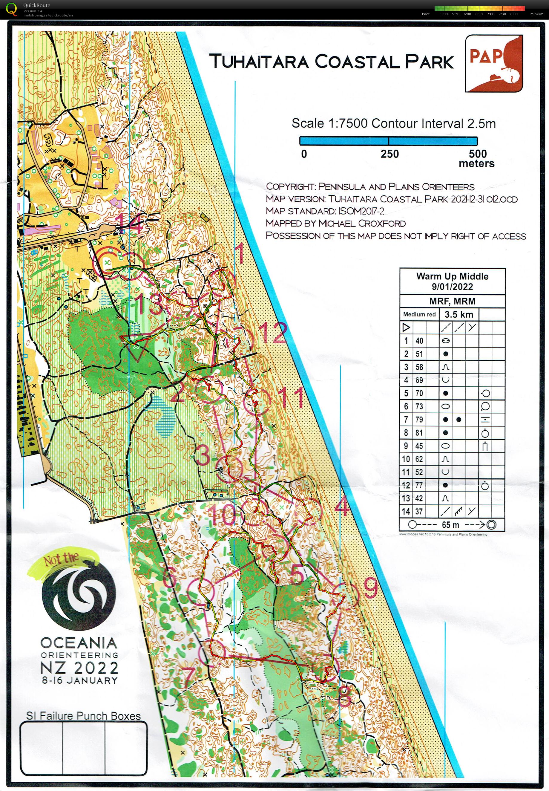 Not Oceania - Warm Up Middle (2022-01-08)