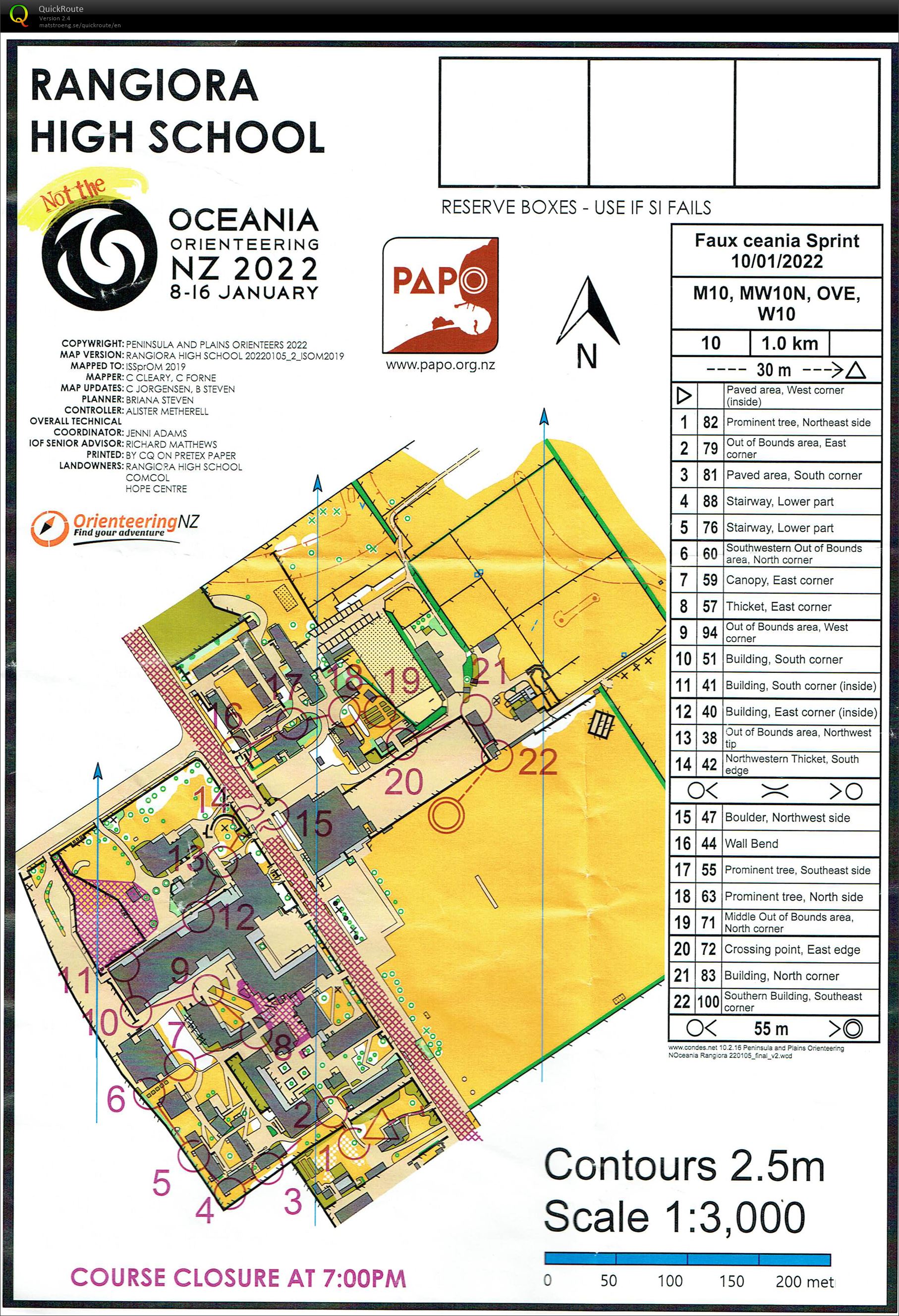 Not Oceania Sprint - Freddie (2022-01-10)