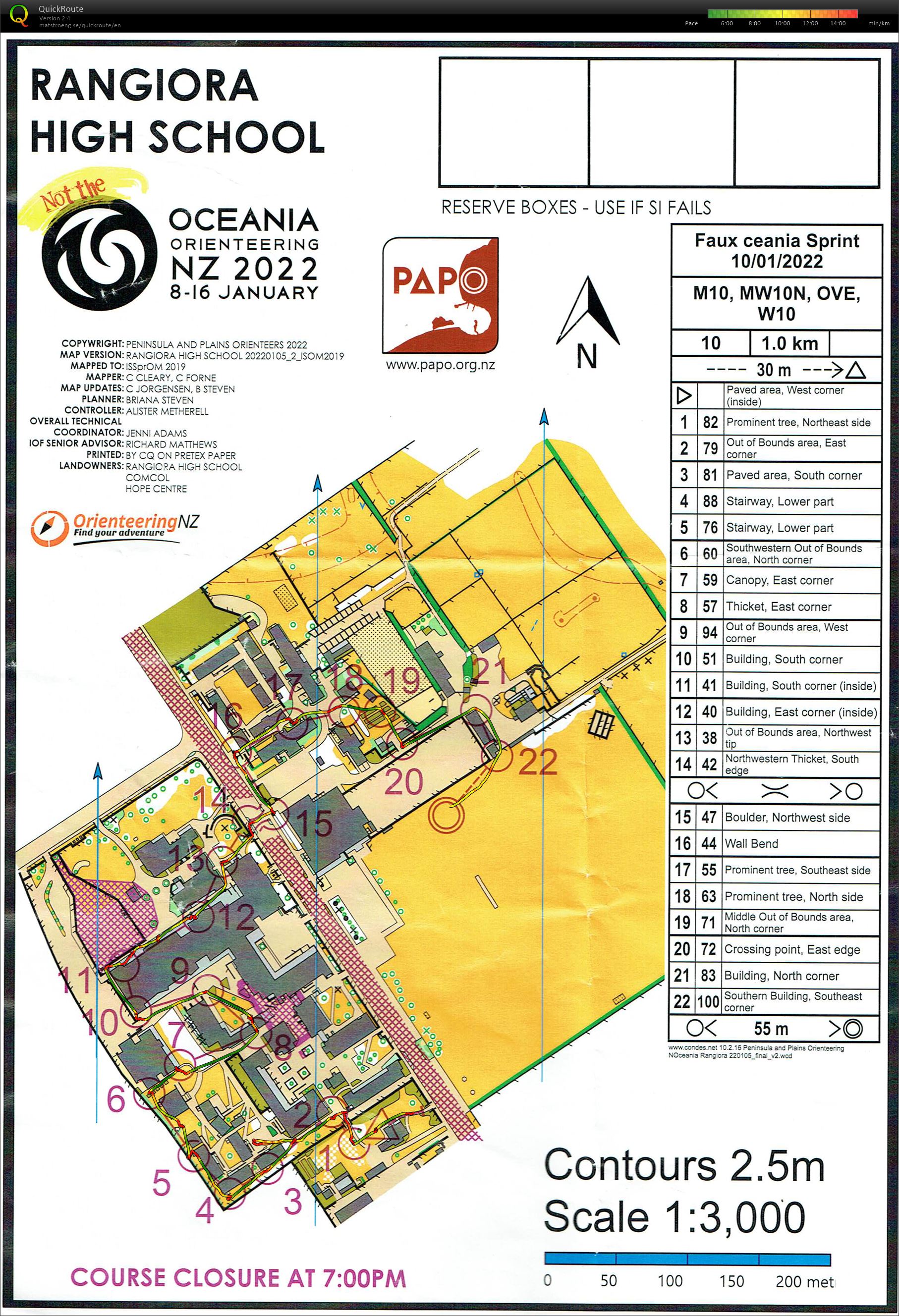 Not Oceania Sprint - Freddie (10/01/2022)