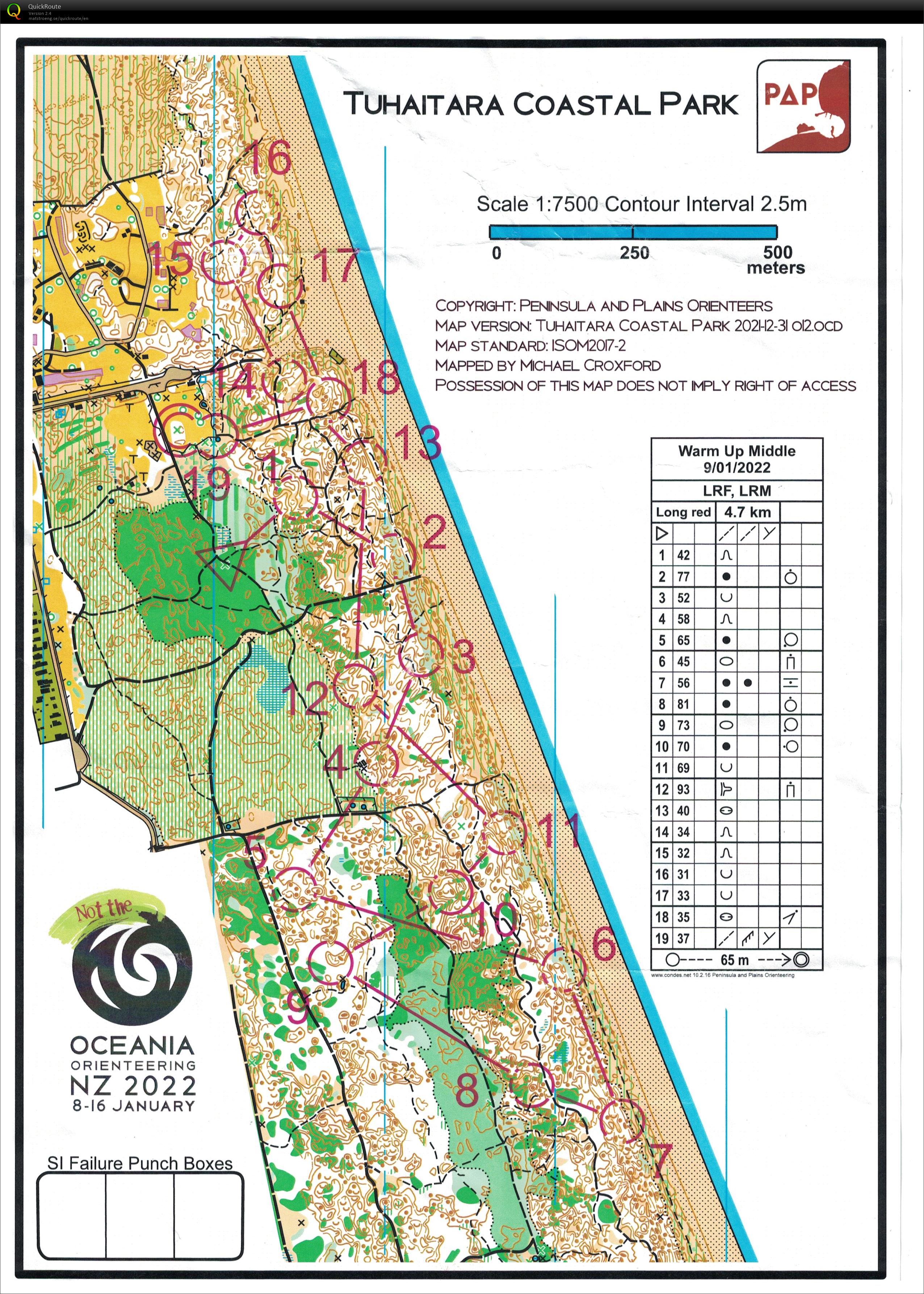 Not Oceania Warm Up Middle (08-01-2022)