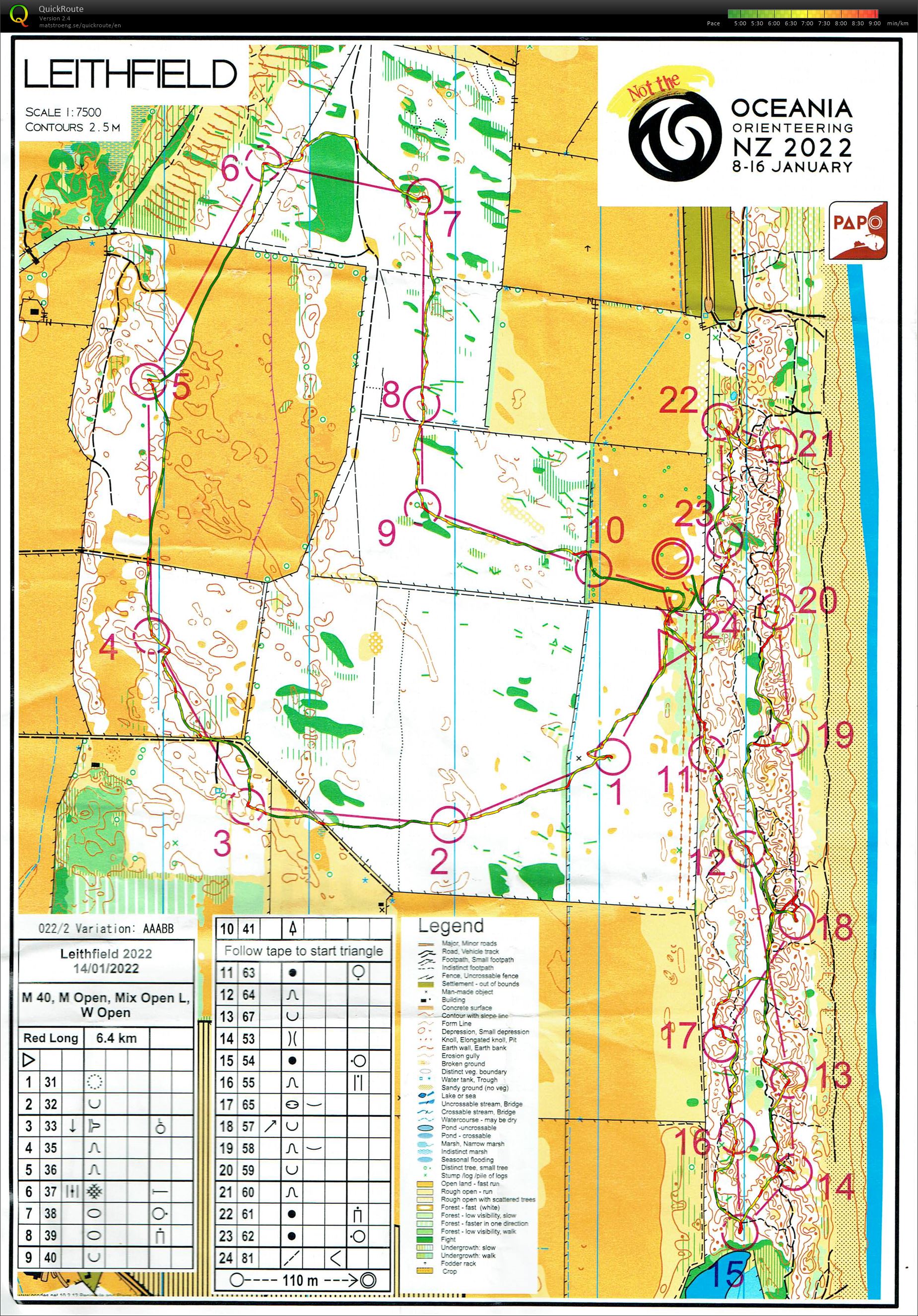 Not Oceania Relay (2022-01-13)