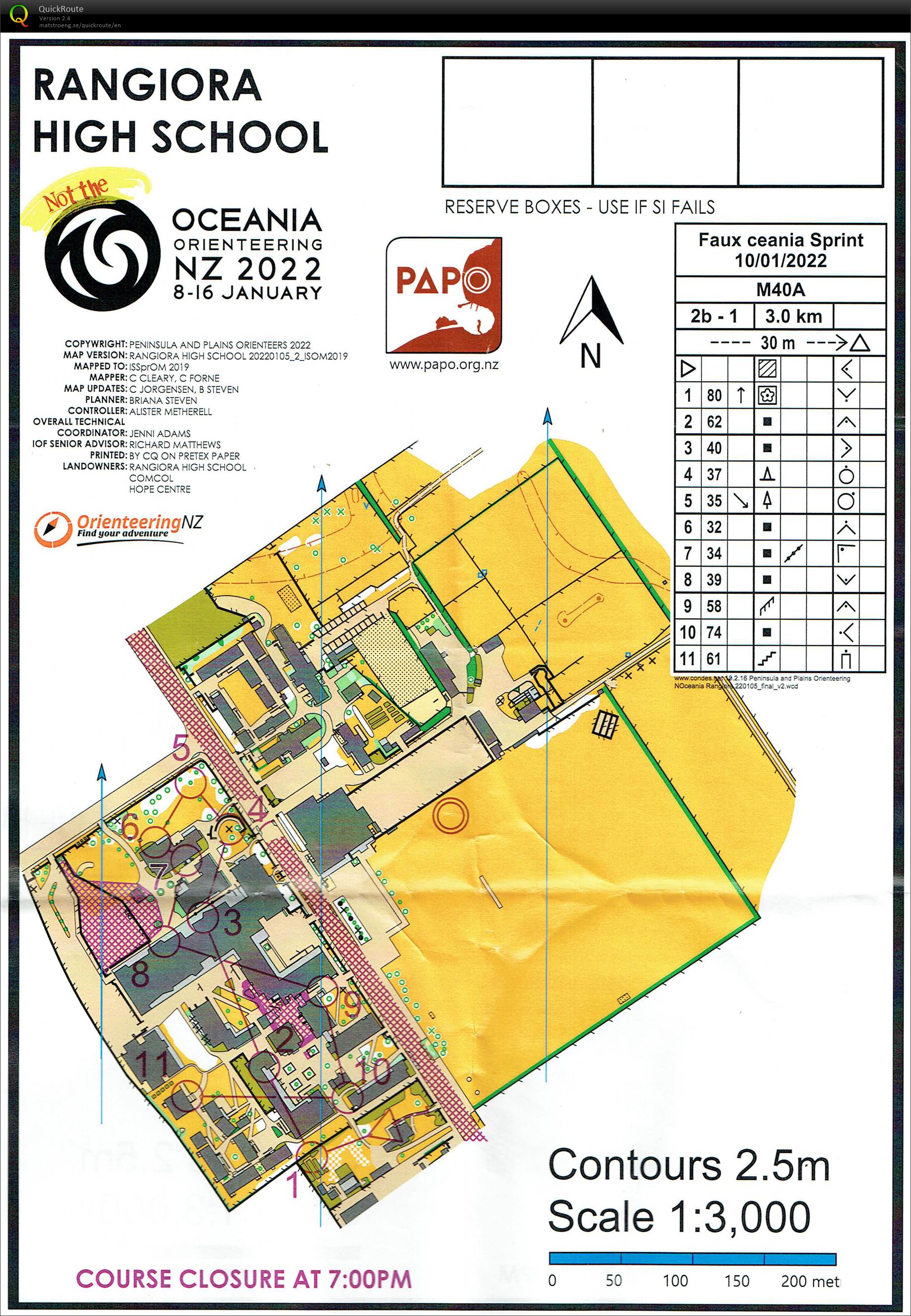 Not Oceania Sprint - Part 1 (10/01/2022)