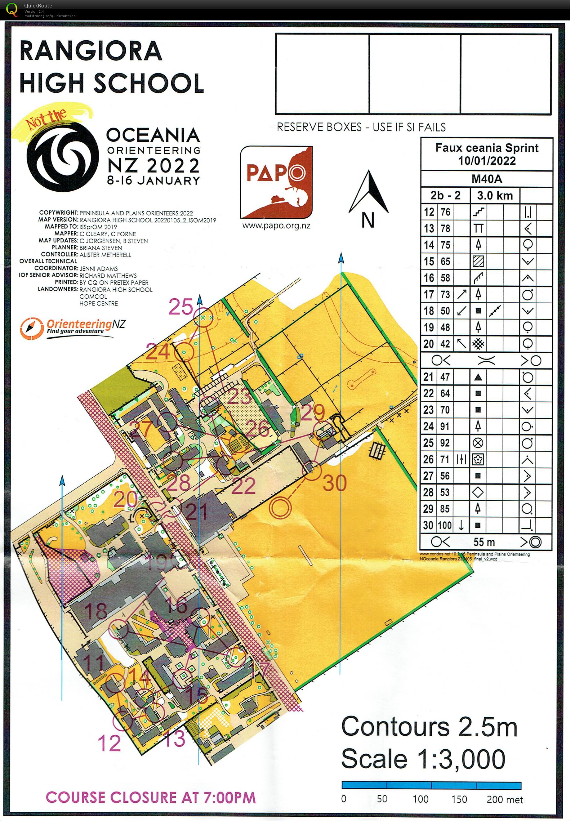 Not Oceania Sprint - Part 2 (2022-01-10)