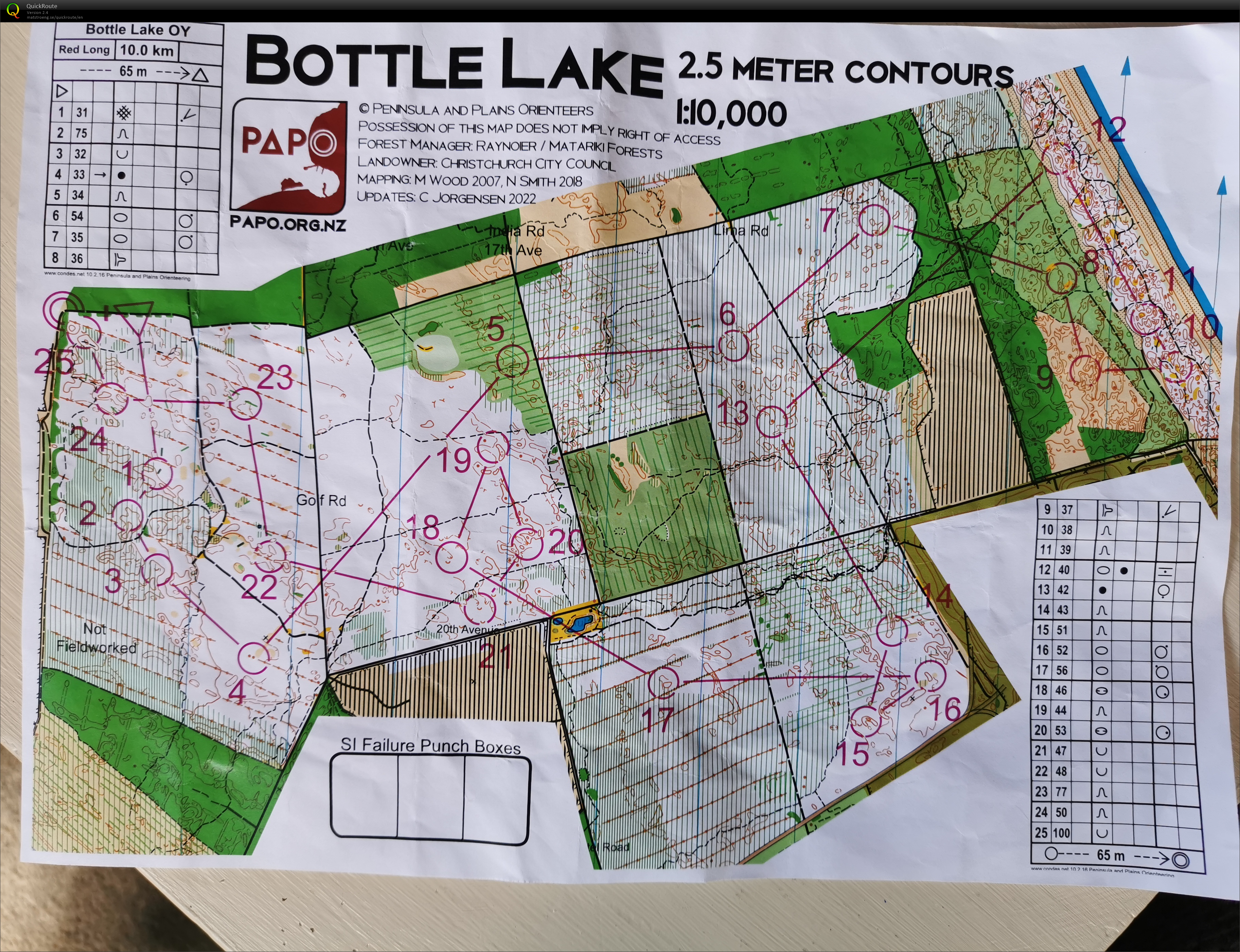 Bottle Lake OY (19/03/2022)