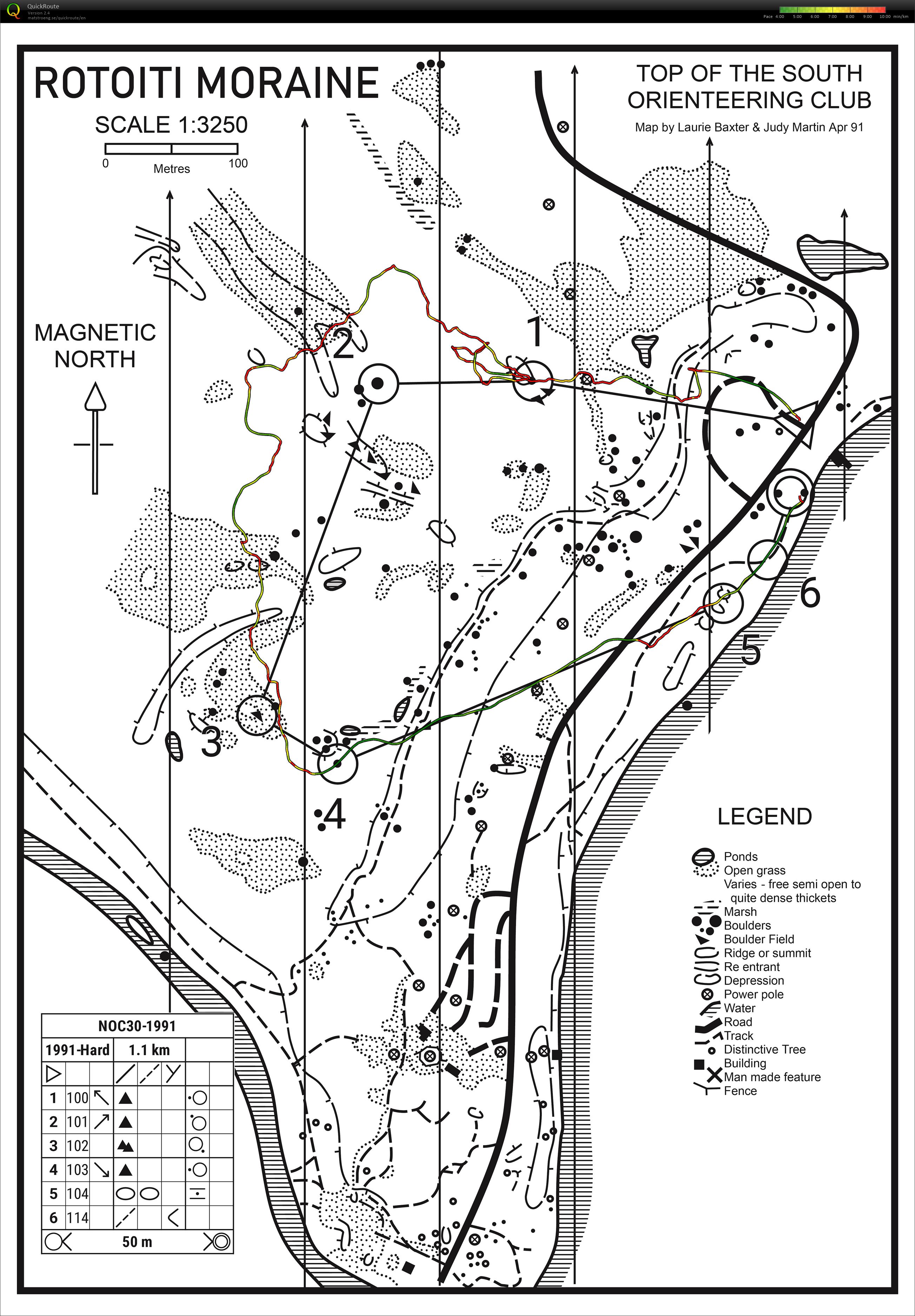 NOC30 - Loop 4 - 1991 Map (18-06-2022)