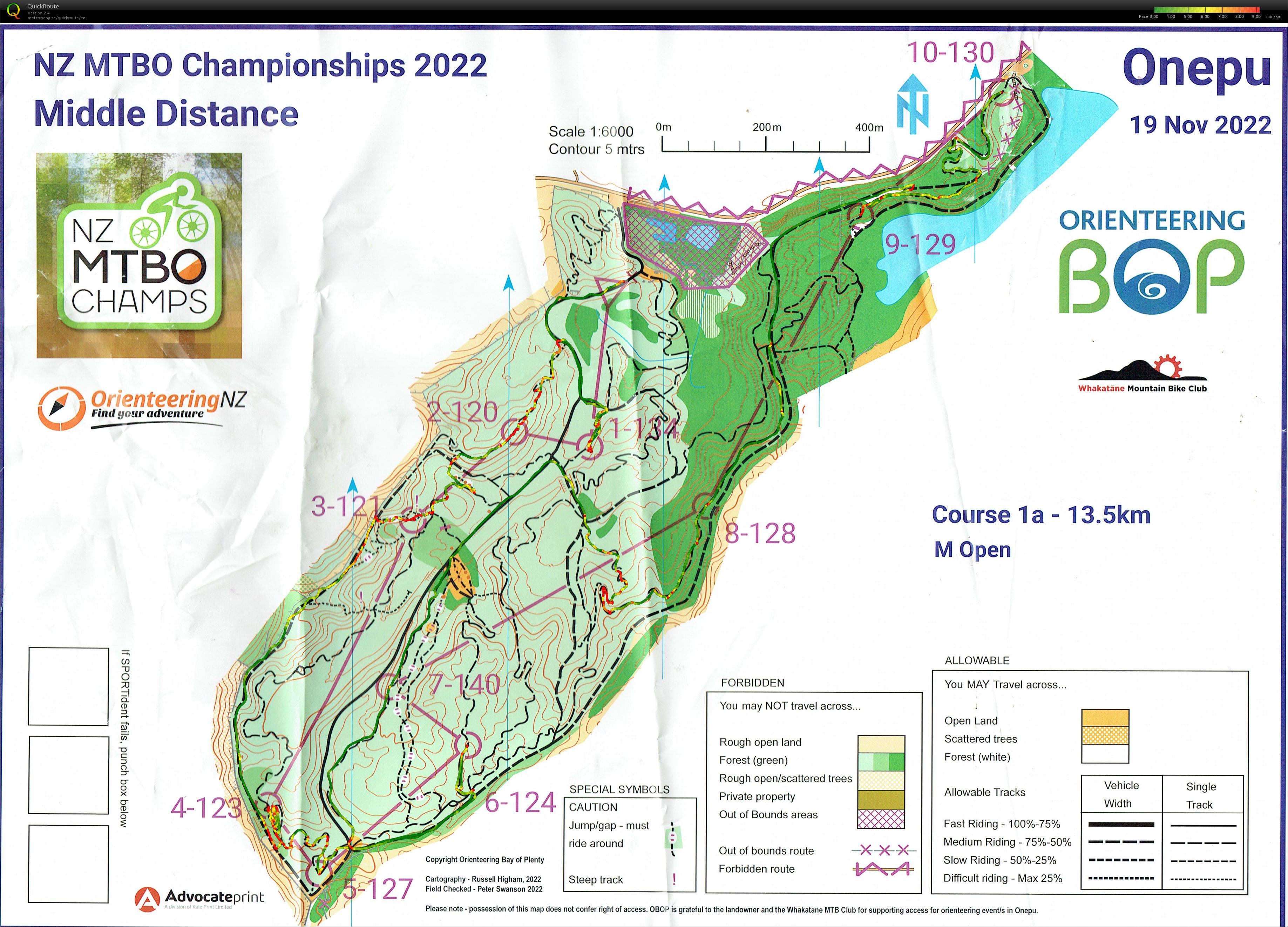 NZ MtBO Champs 2022 - Middle - Part 1 (2022-11-18)