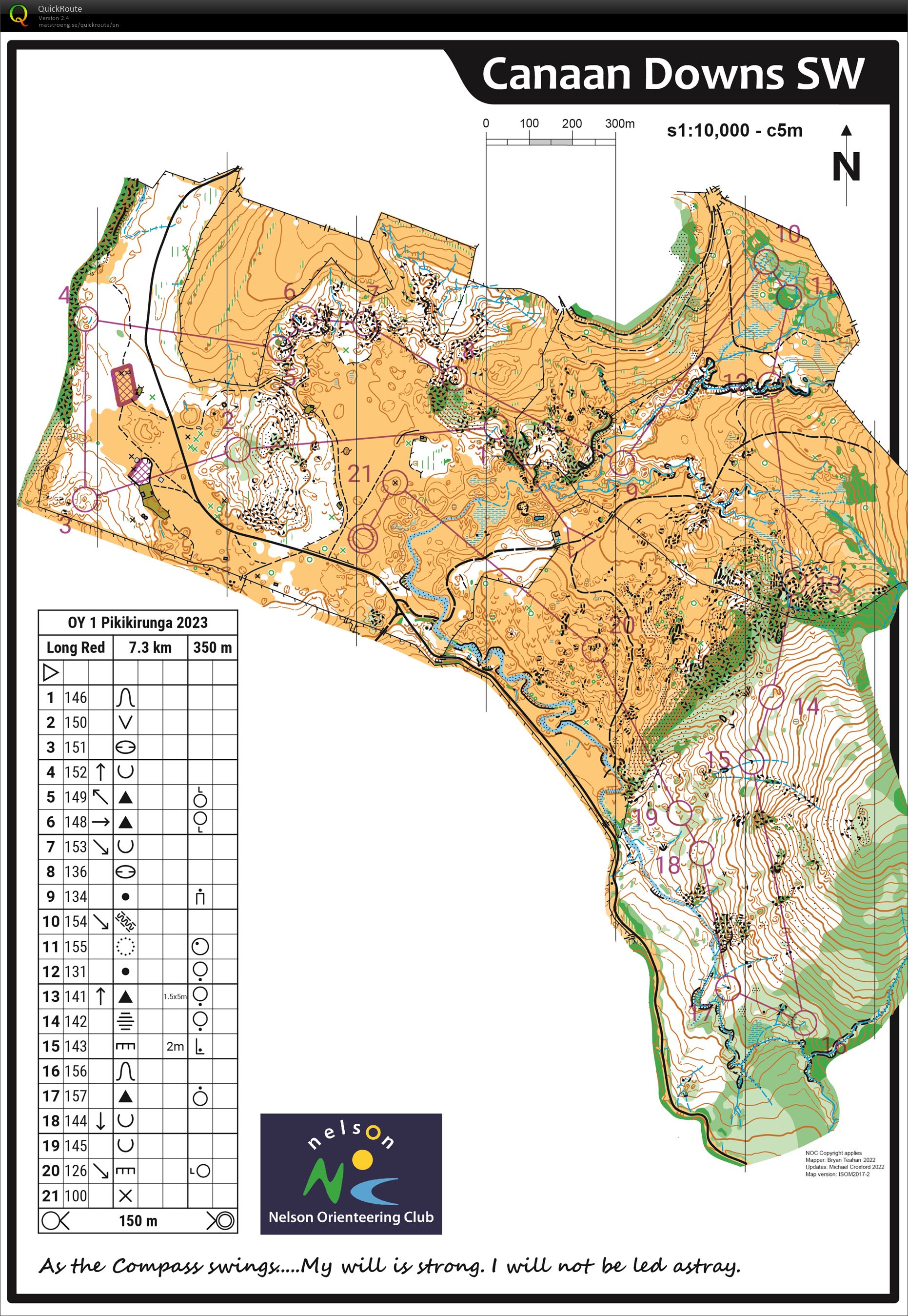 Pelorus Challenge 1 (18/03/2023)