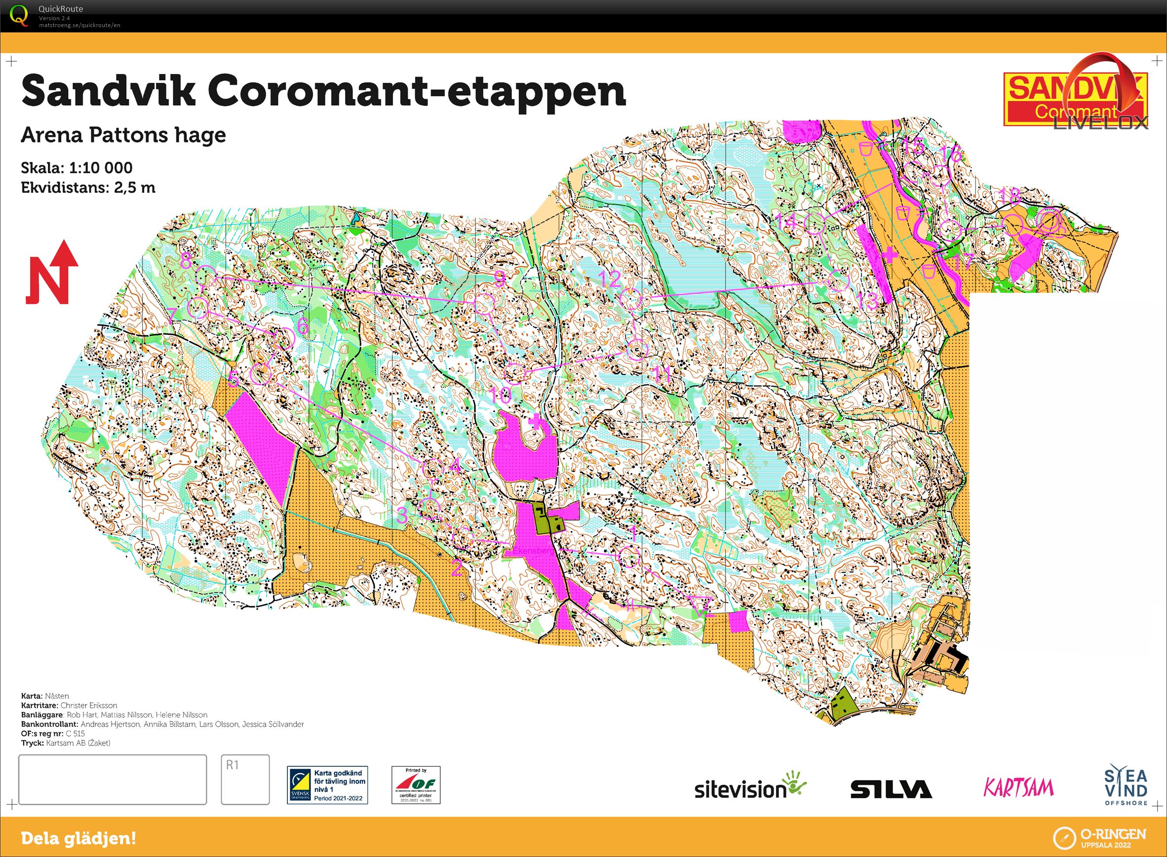 O-Ringen Uppsala, Etapp 1 Re-run (05-06-2023)