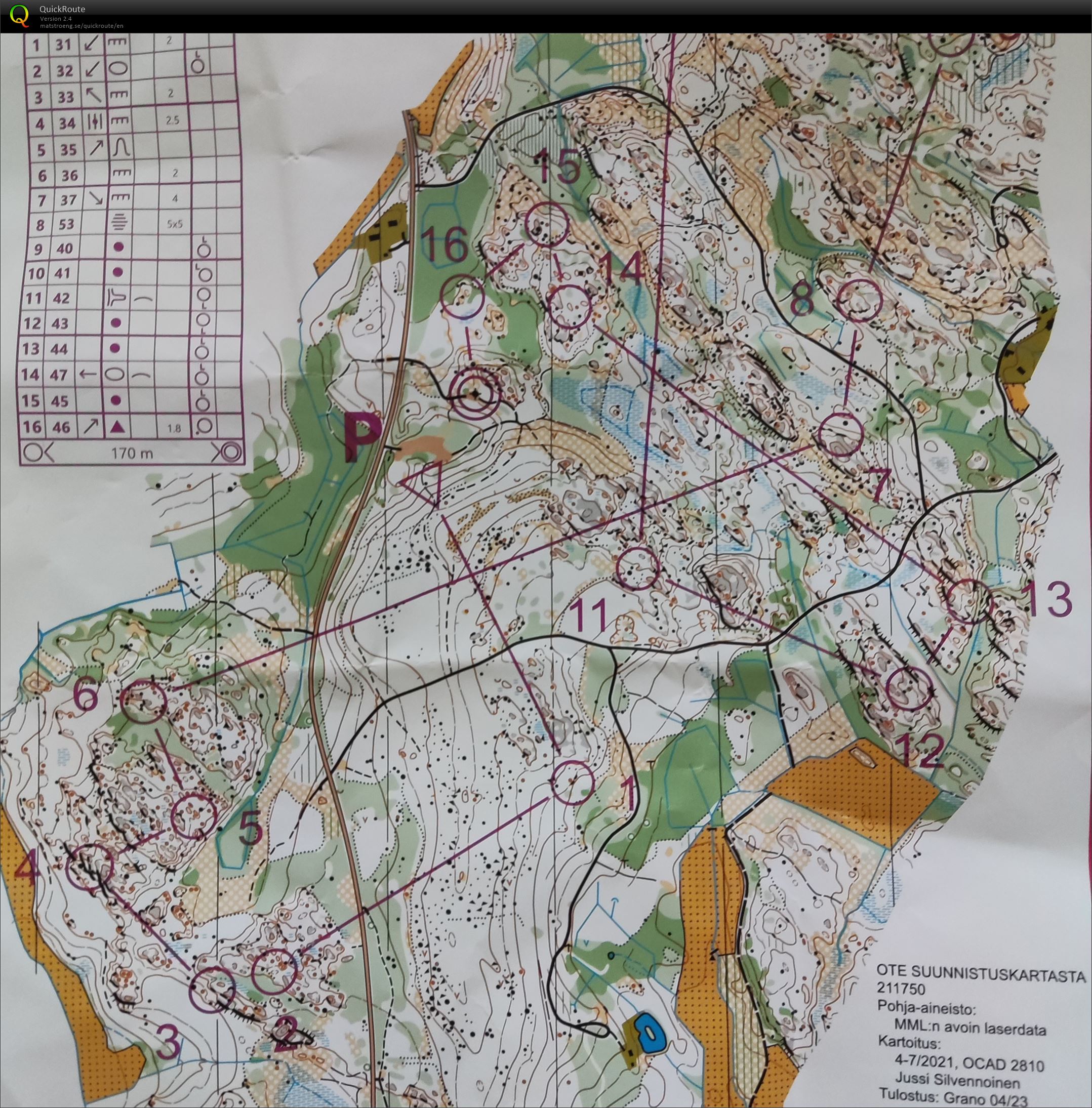 Jukola Training (2023-06-16)