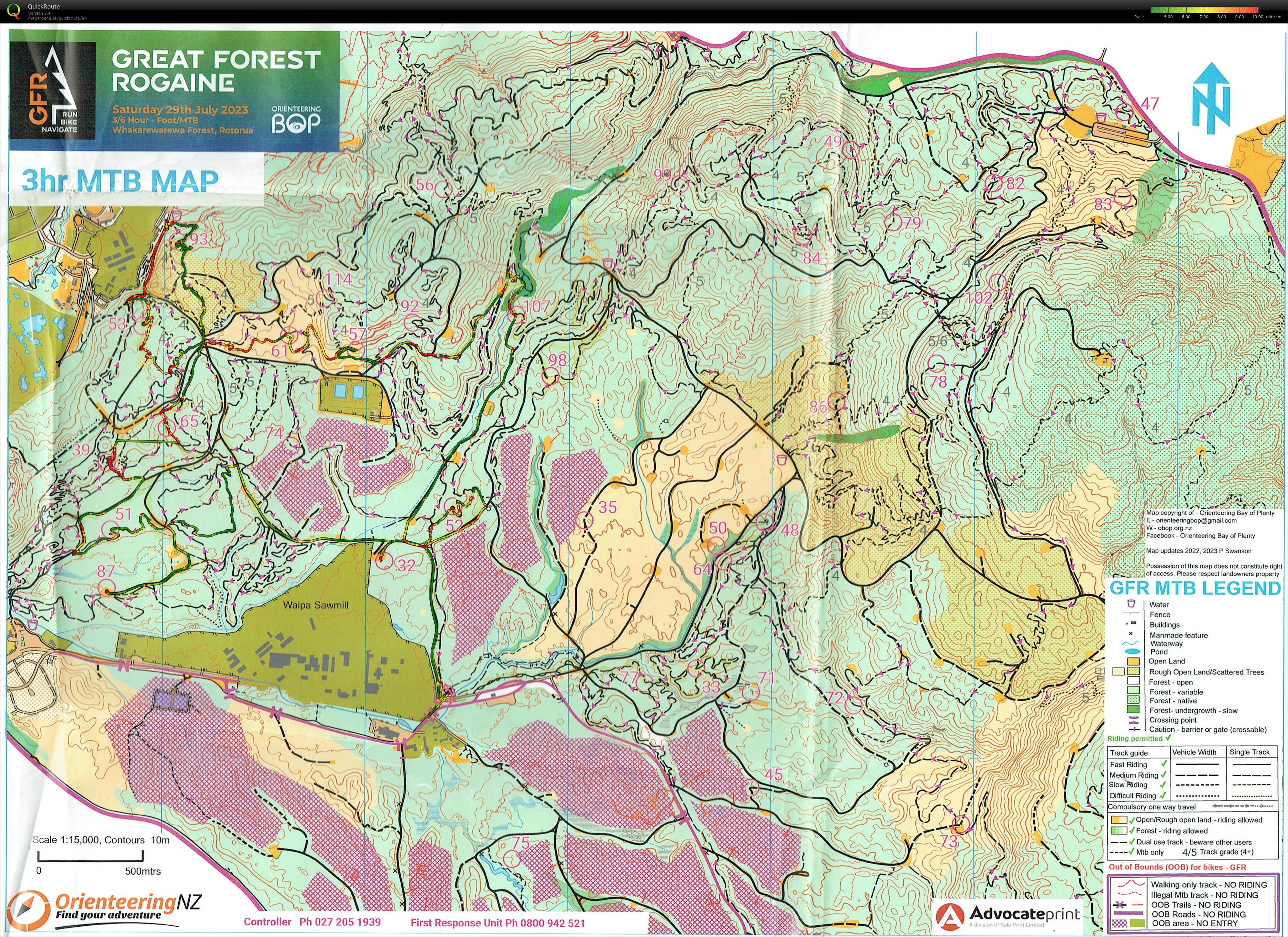 Great Forest Rogaine 2023 - 3Hr Mt Bike (29-07-2023)