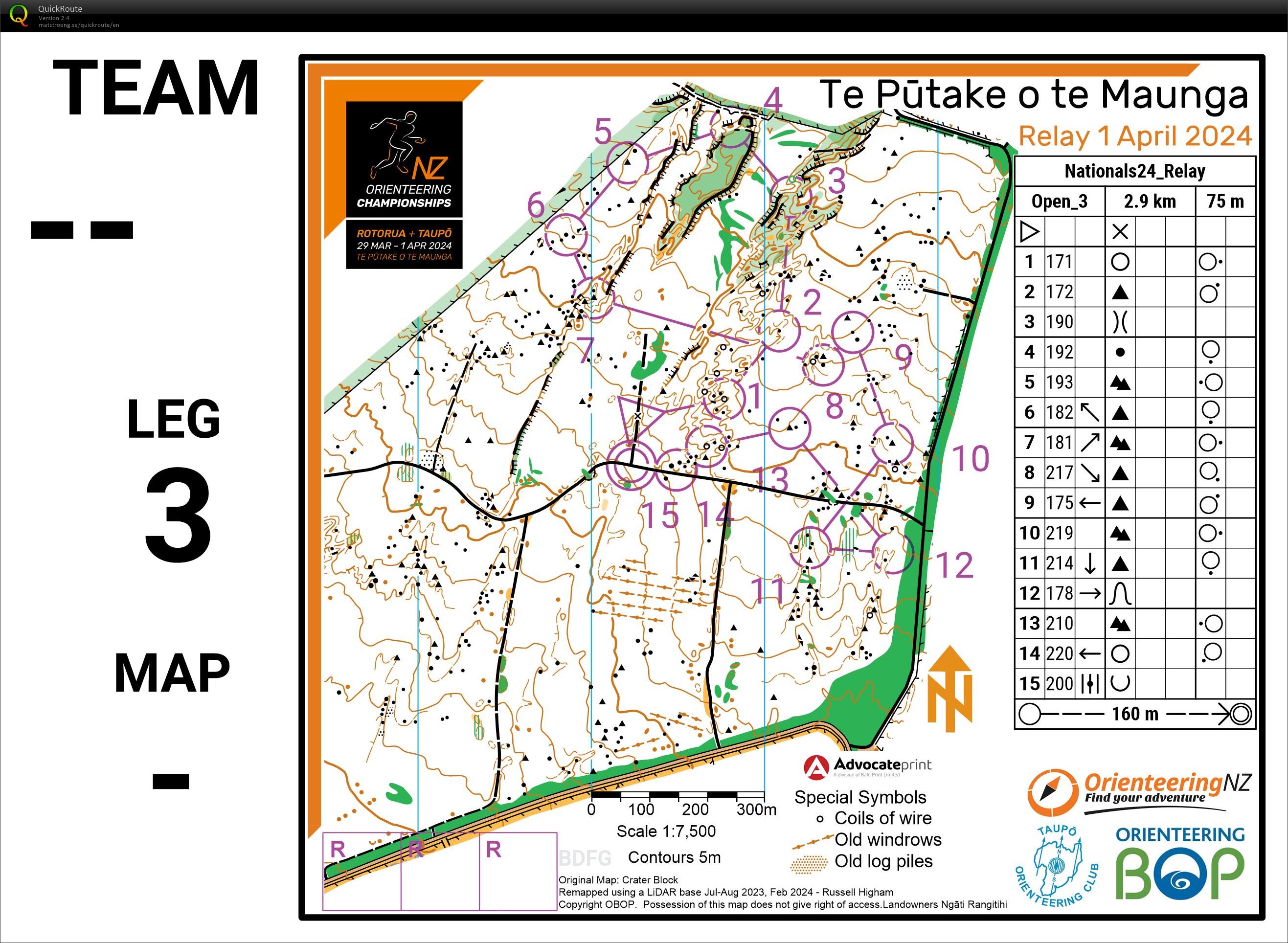 NZOC2024 Relay Part 1 (31/03/2024)