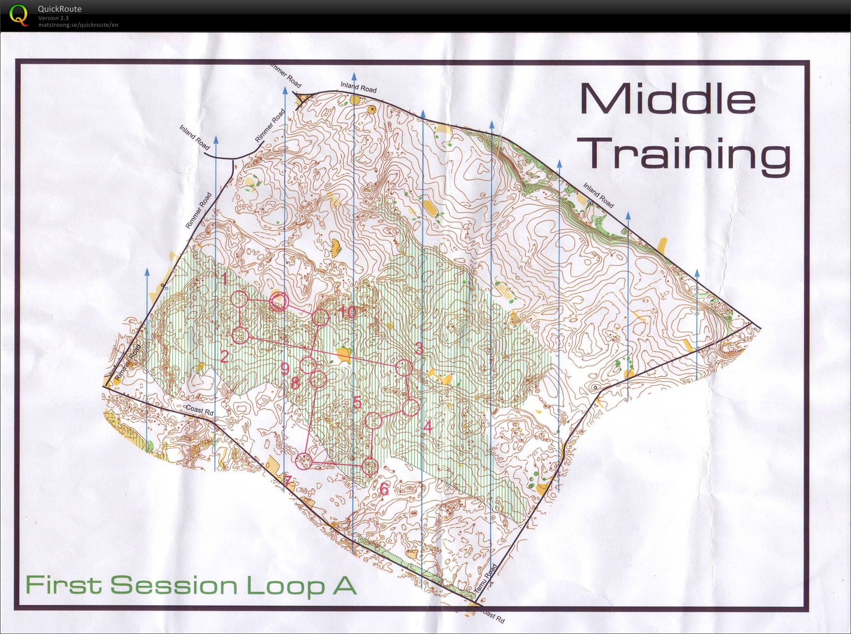 Middle Training - Rimmer Rd (30.03.2012)