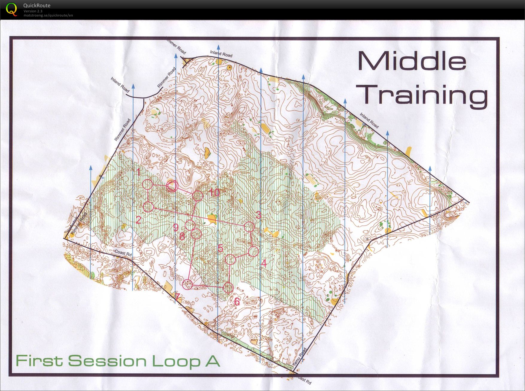 Middle Training - Rimmer Rd (30/03/2012)