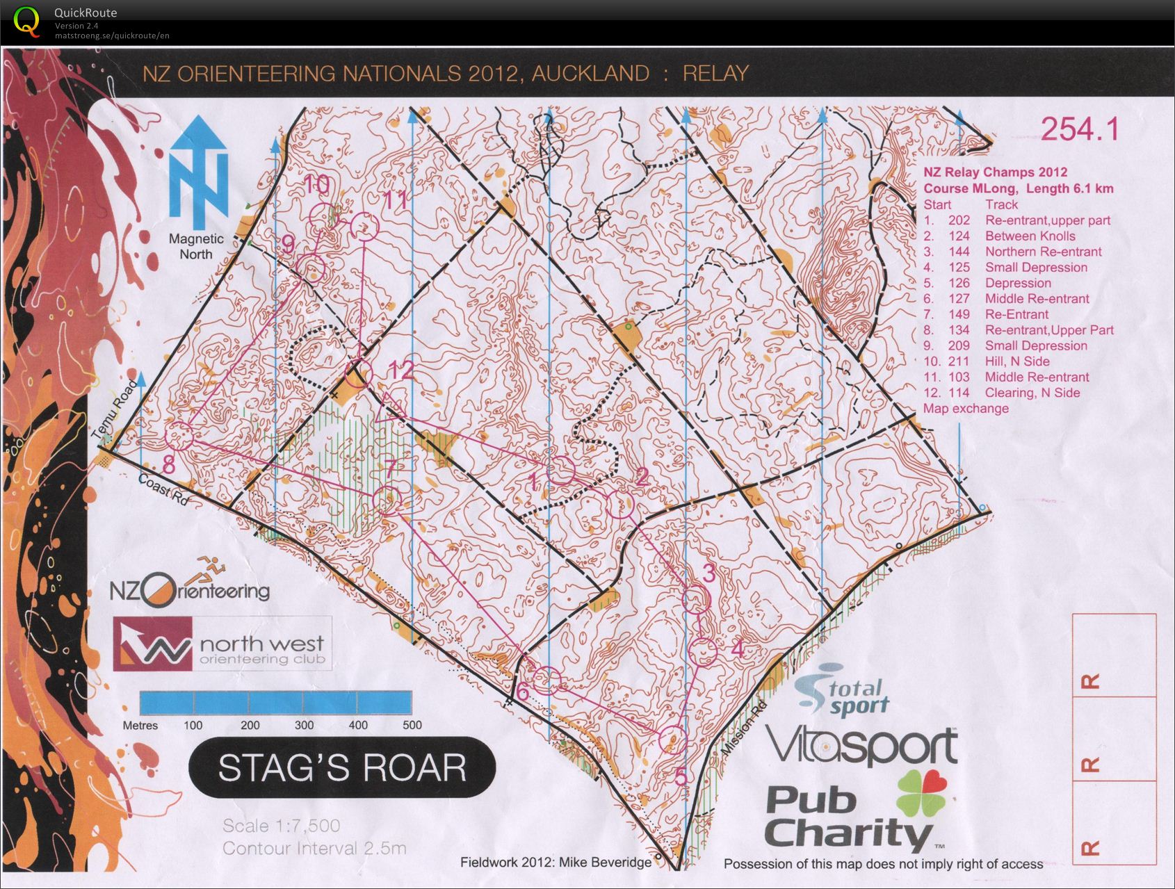 National Champs - Relay - Map 1 (08-04-2012)