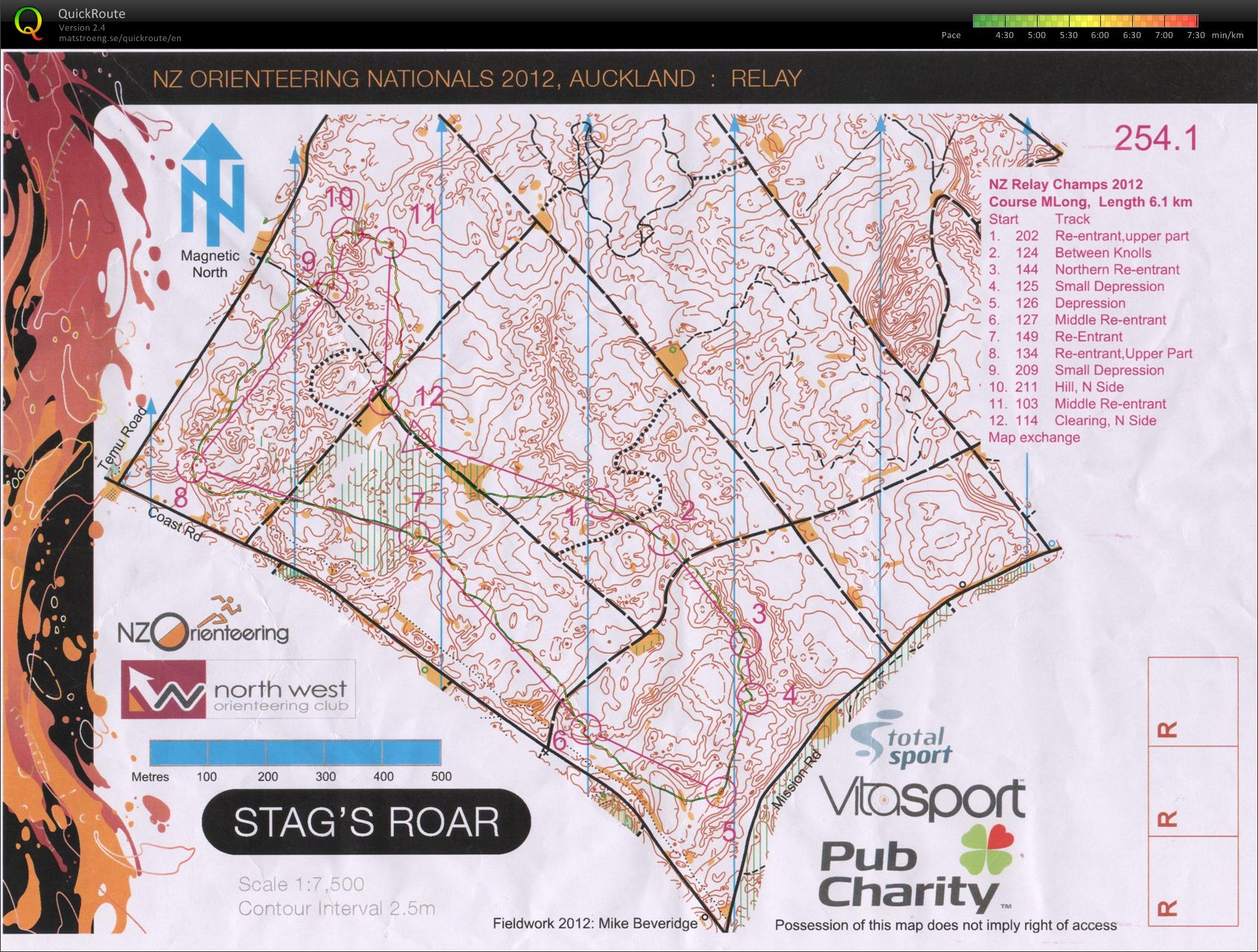 National Champs - Relay - Map 1 (08.04.2012)