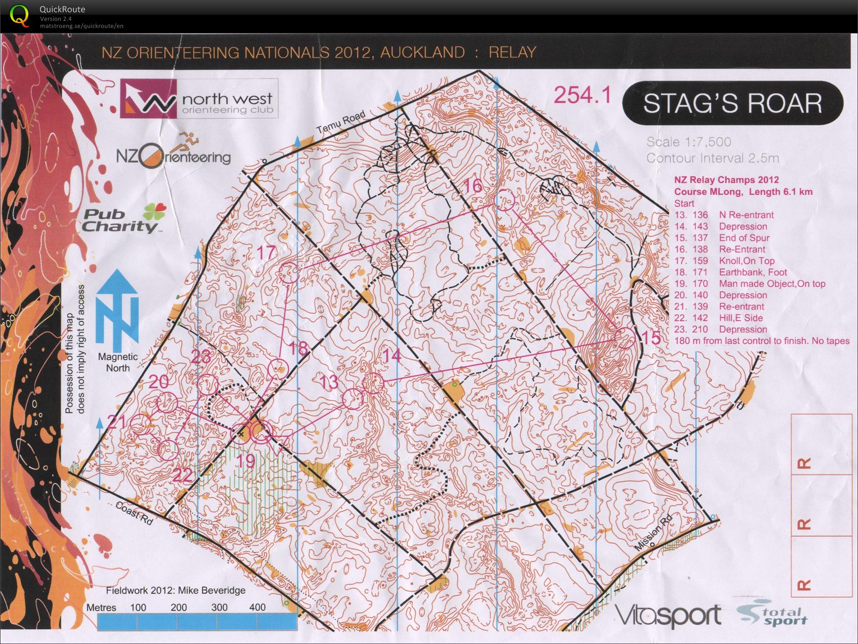 National Champs - Relay - Map 2 (08.04.2012)