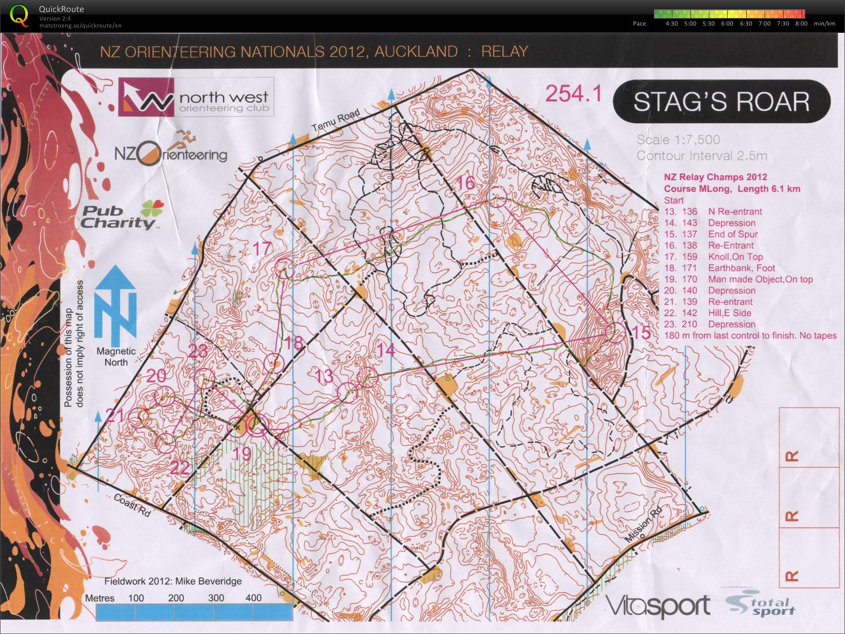 National Champs - Relay - Map 2 (08.04.2012)