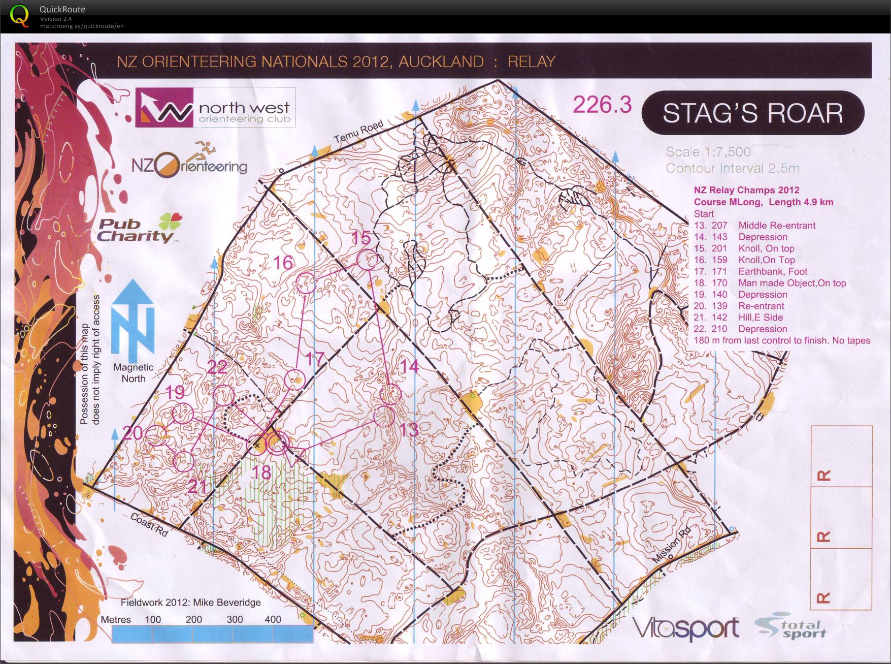 Nationals Relay, map 2 (2012-04-08)