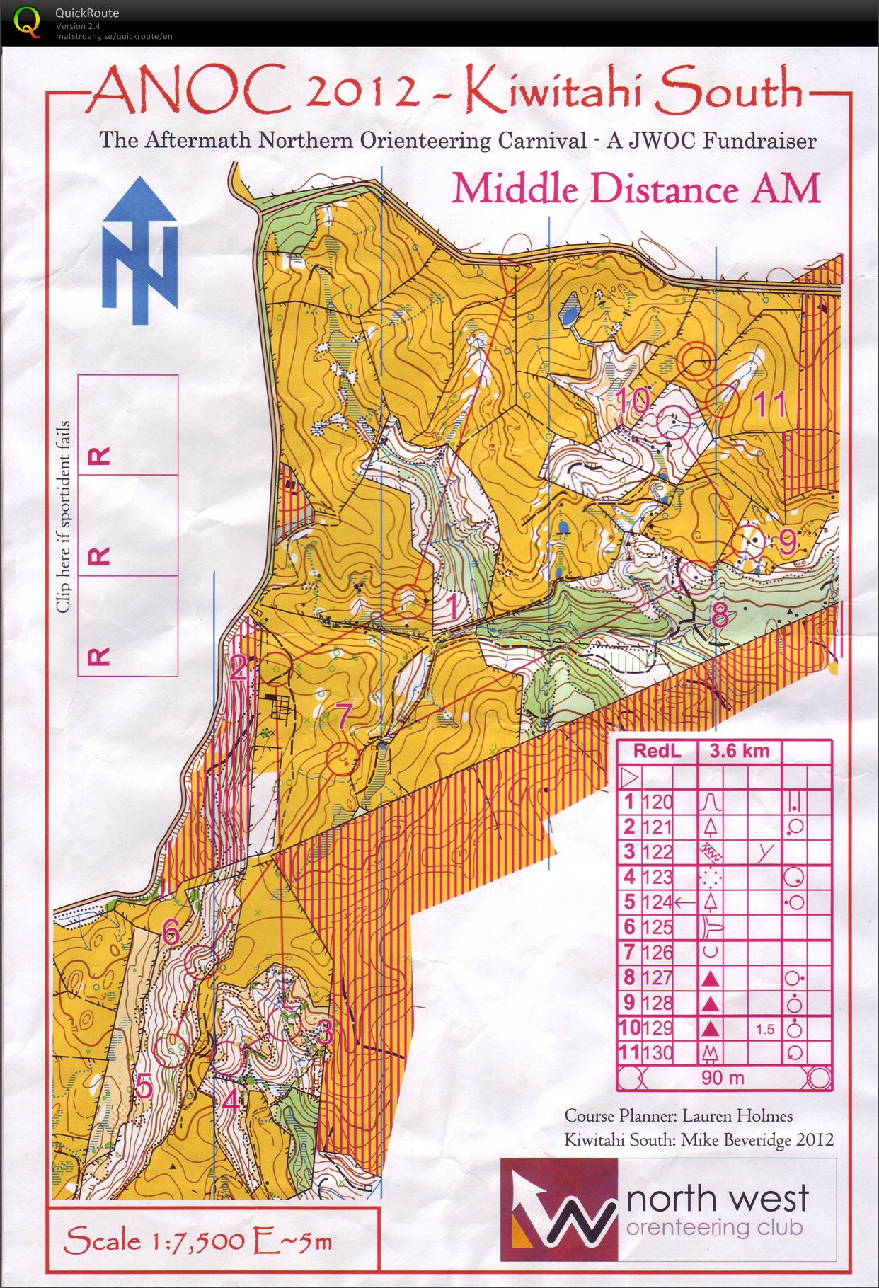 ANOC Middle - AM race (13-04-2012)