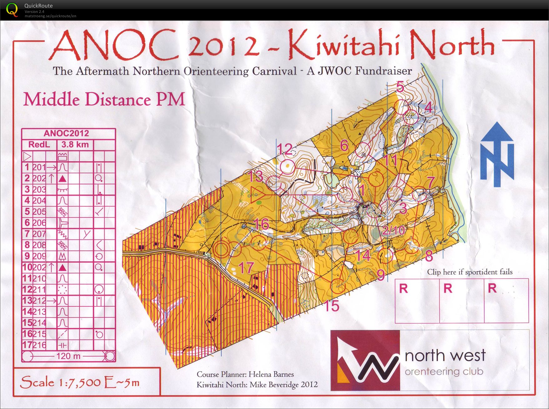 ANOC Middle - PM race (14/04/2012)