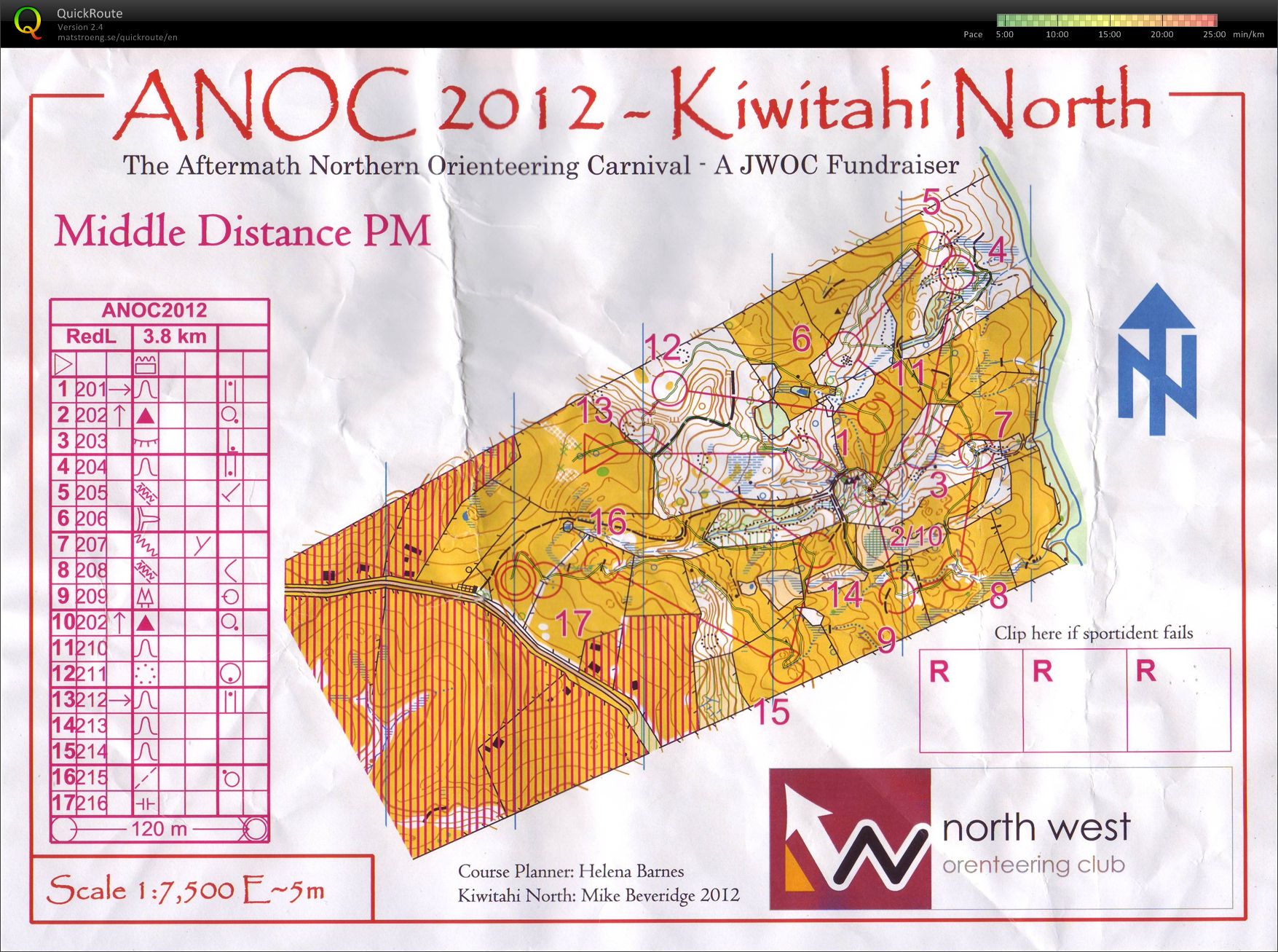 ANOC Middle - PM race (14/04/2012)