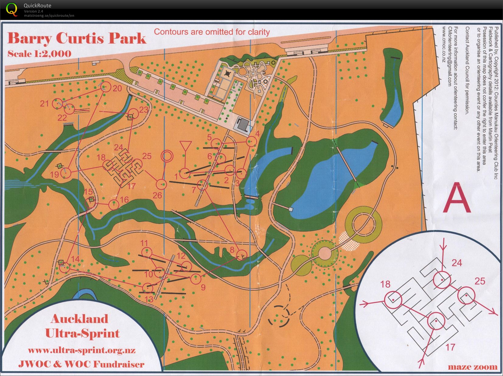 Auckland Ultra Sprint - Loop A (25.04.2012)