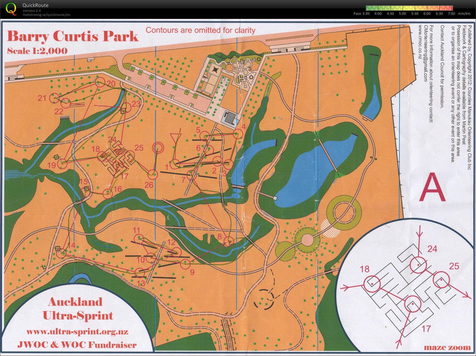 Auckland Ultra Sprint - Loop A (25-04-2012)